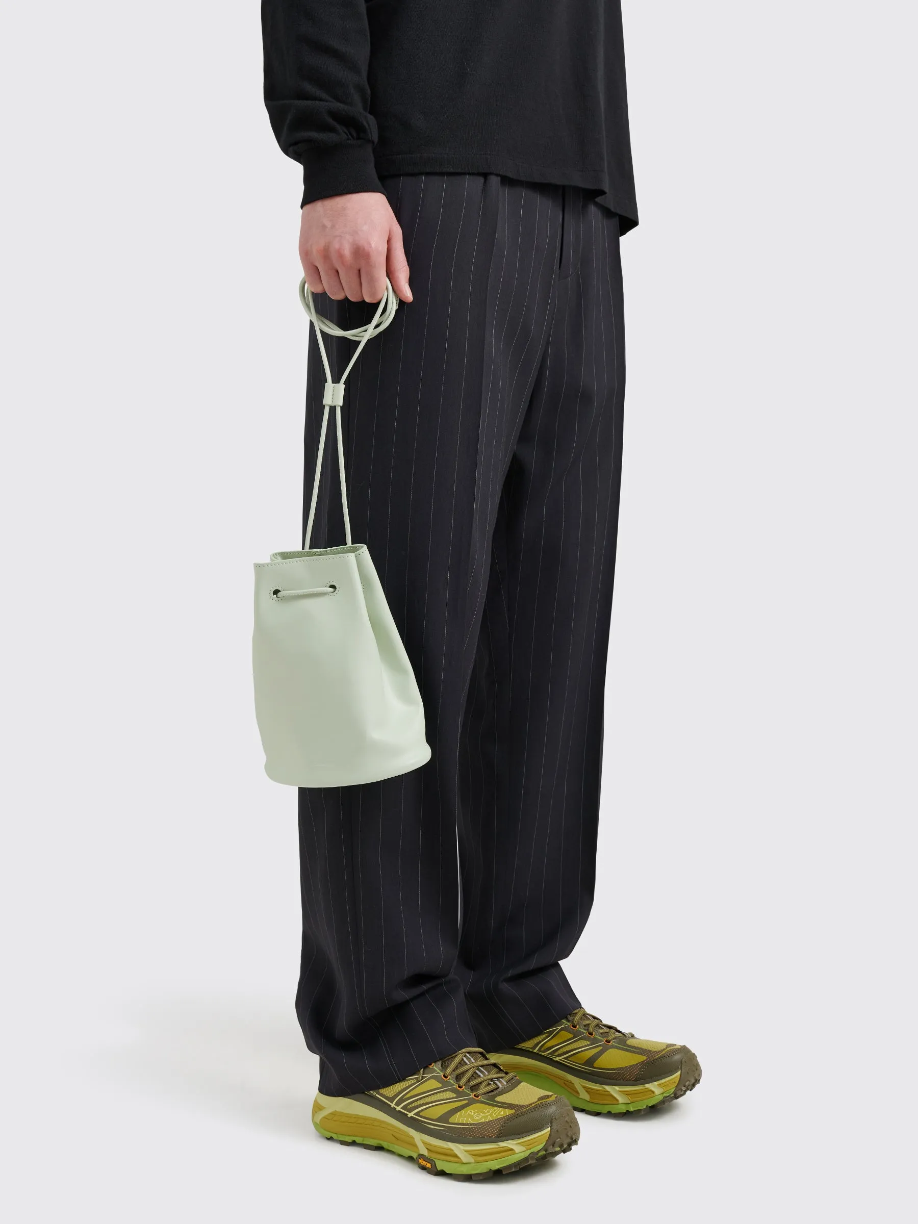 Jil Sander Climb Drawstring Shoulder Bag China Blue sold by Tres Bien product image thumbnail 3