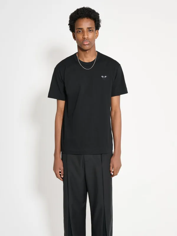 Comme des Garçons Play Small Heart T-shirt Black made by Comme des Garcons