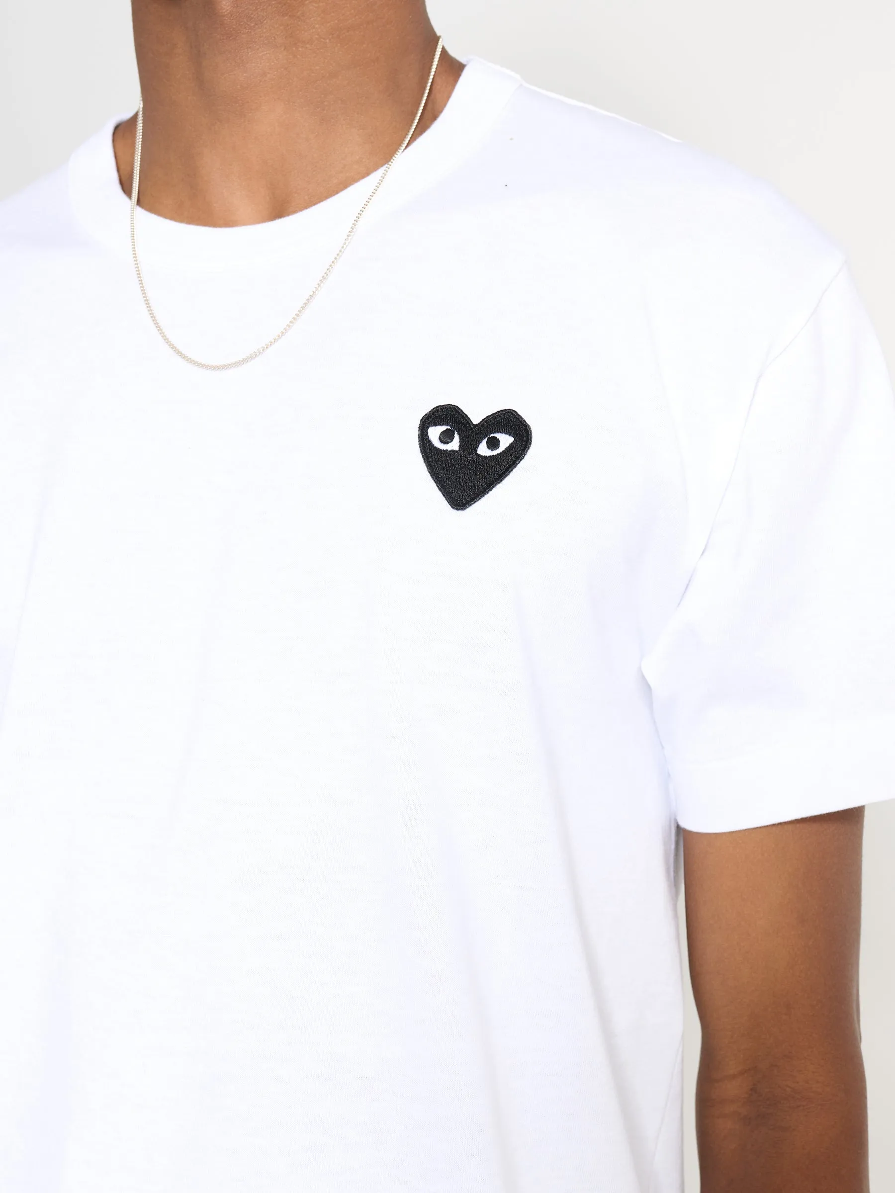 Comme des Garçons Play Small Heart T-shirt White sold by Tres Bien product image thumbnail 4