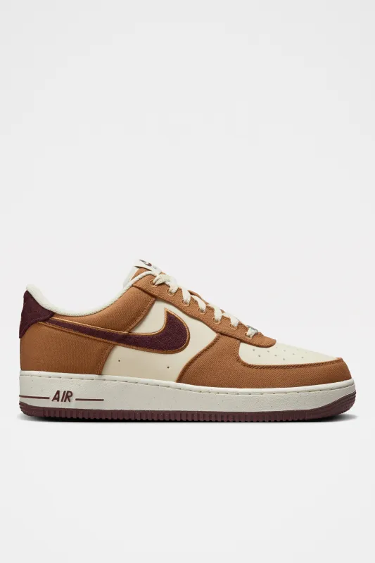 Nike Air Force 1 ‘07 LV8 Lt British Tan / Burgundy Crush sold by Tres Bien