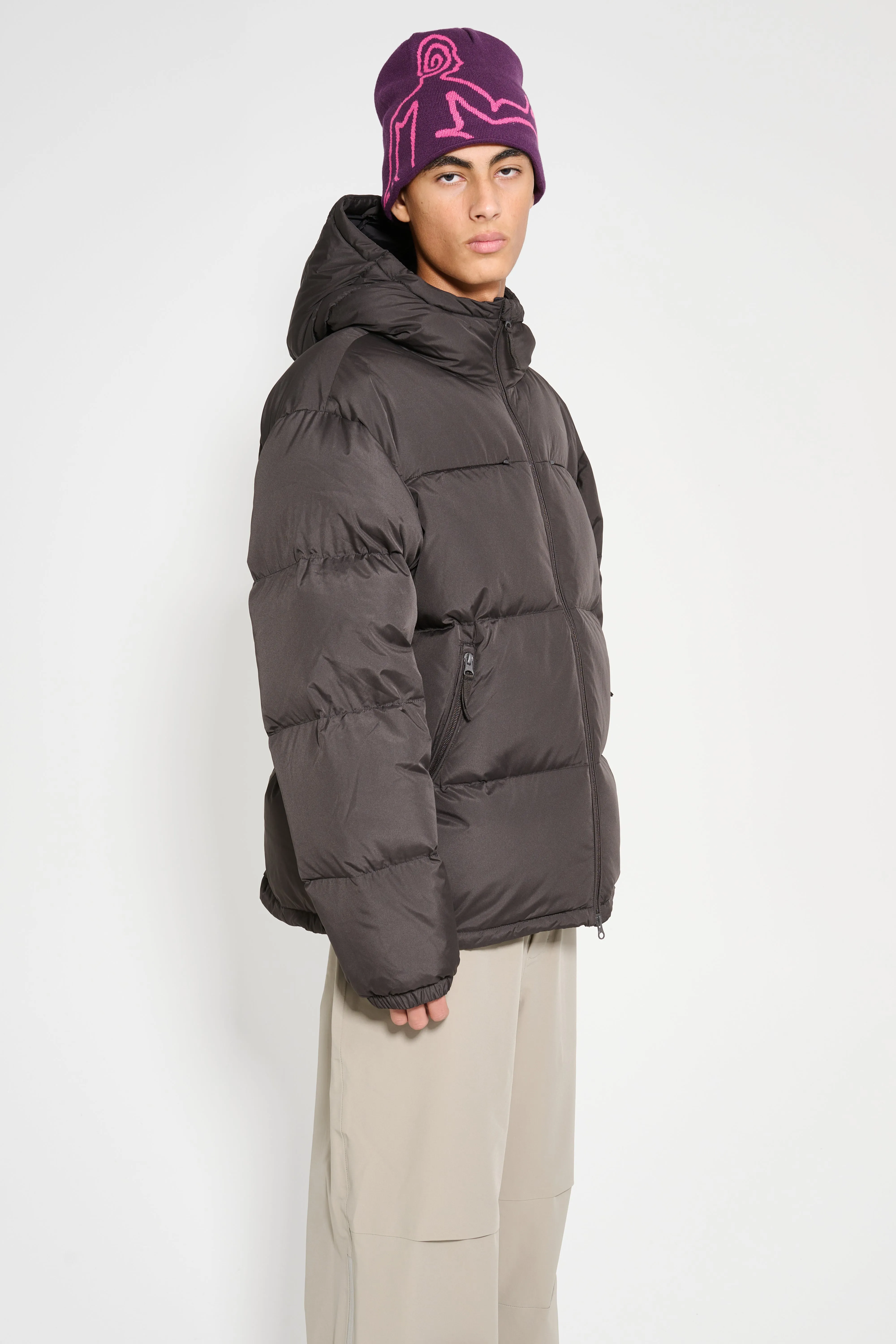 Hiking Patrol Down Jacket Dark Brown sold by Tres Bien product image thumbnail 3