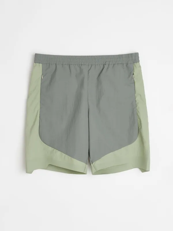 _J.L-A.L_ Nylon Short Grey / Green made by _J.L-A.L_