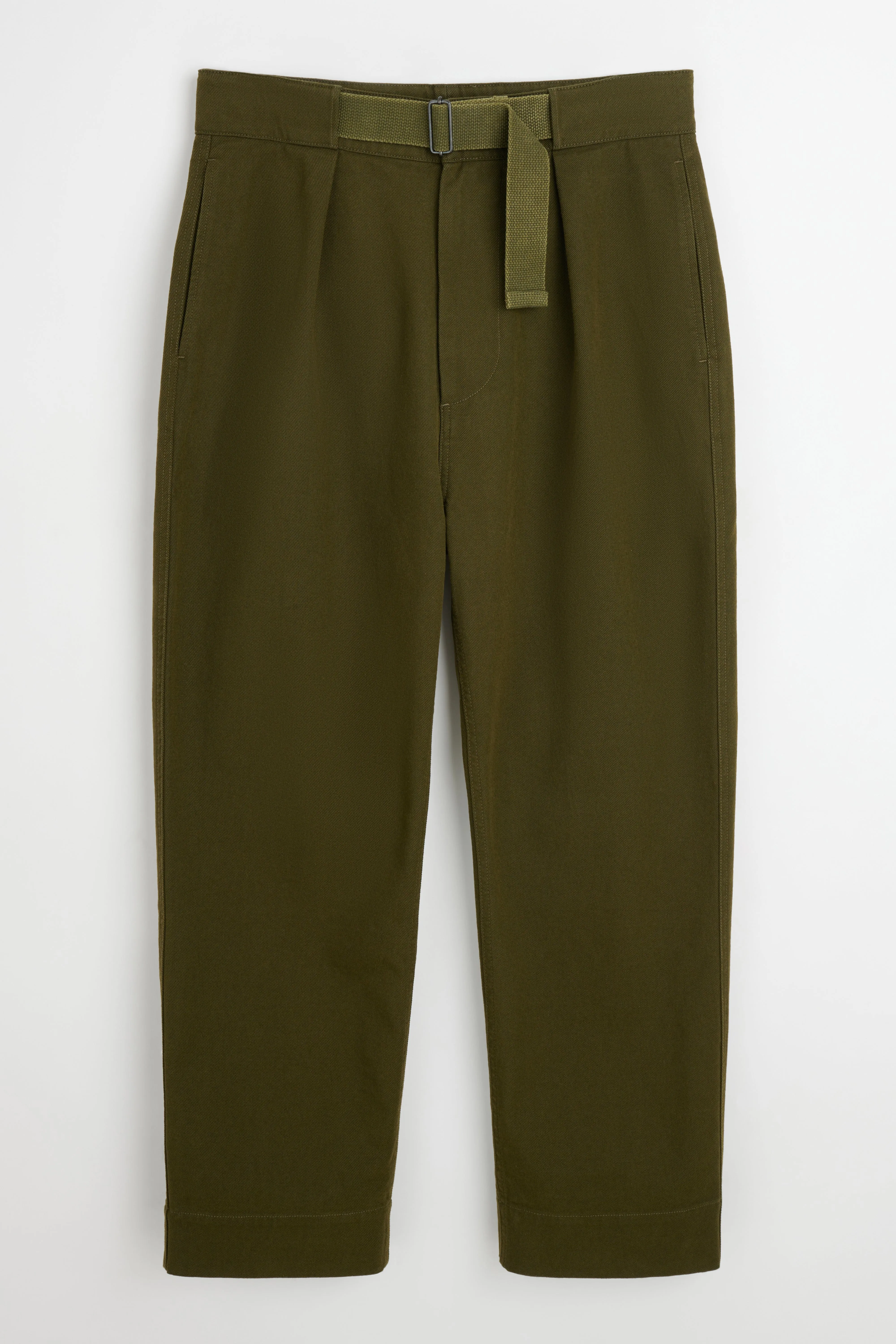 Margaret Howell MHL Slide Adjustor Trouser Cotton Wool Drill Moss sold by Tres Bien product image thumbnail 5
