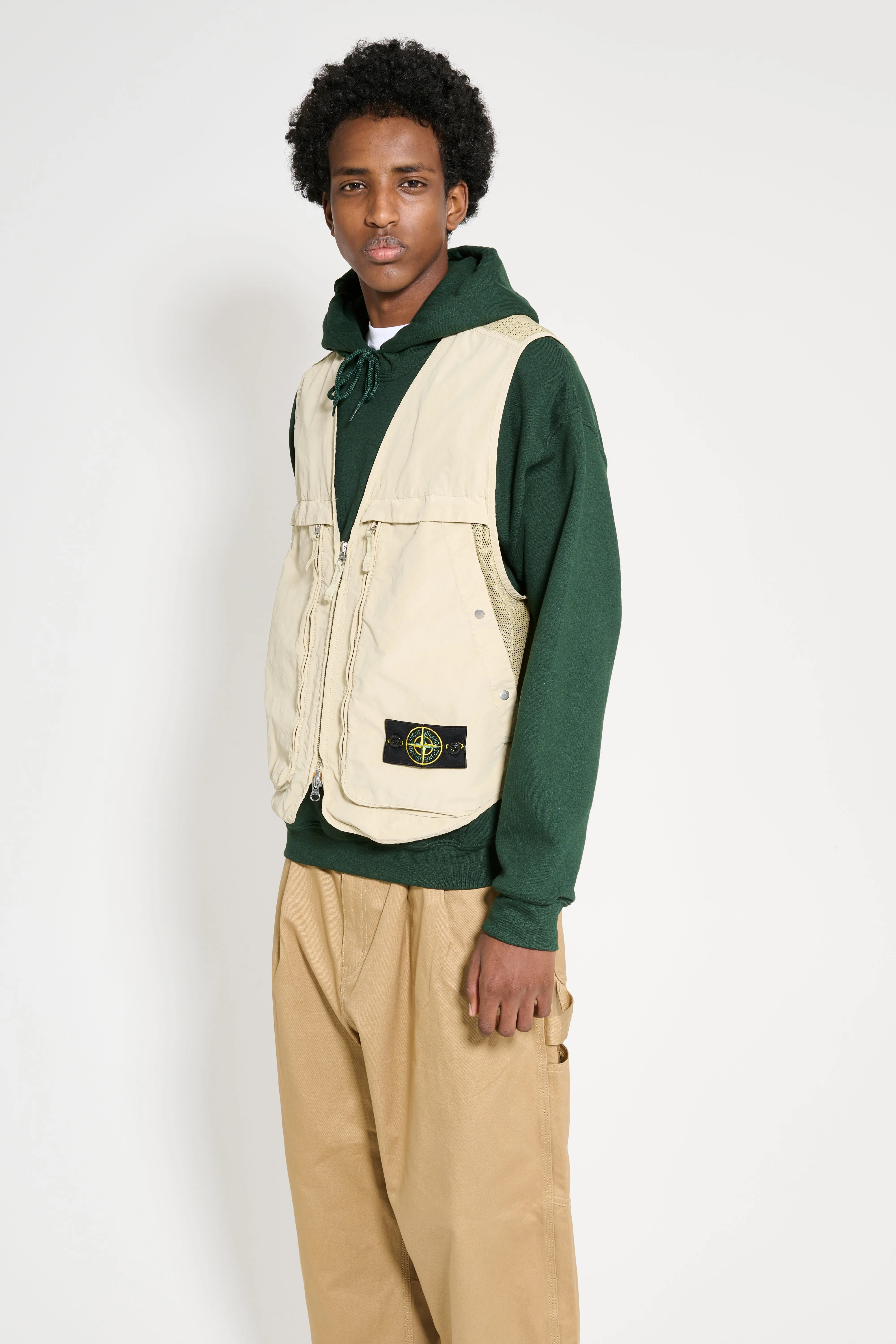 Stone Island Zip Vest Plaster sold by Tres Bien product image thumbnail 2
