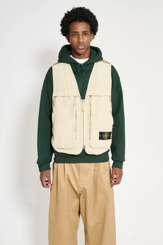 Stone Island Zip Vest Plaster made by Stone Island