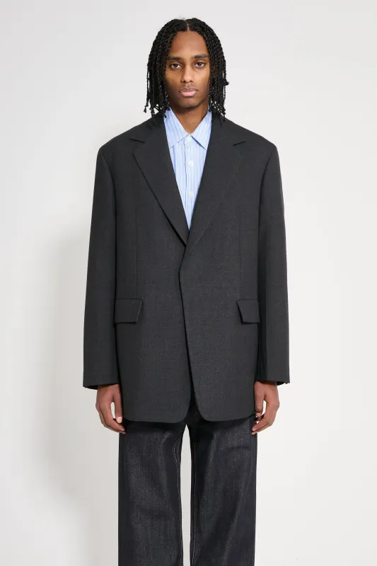 Jil Sander Padded Suit Jacket Charcoal made by Jil Sander