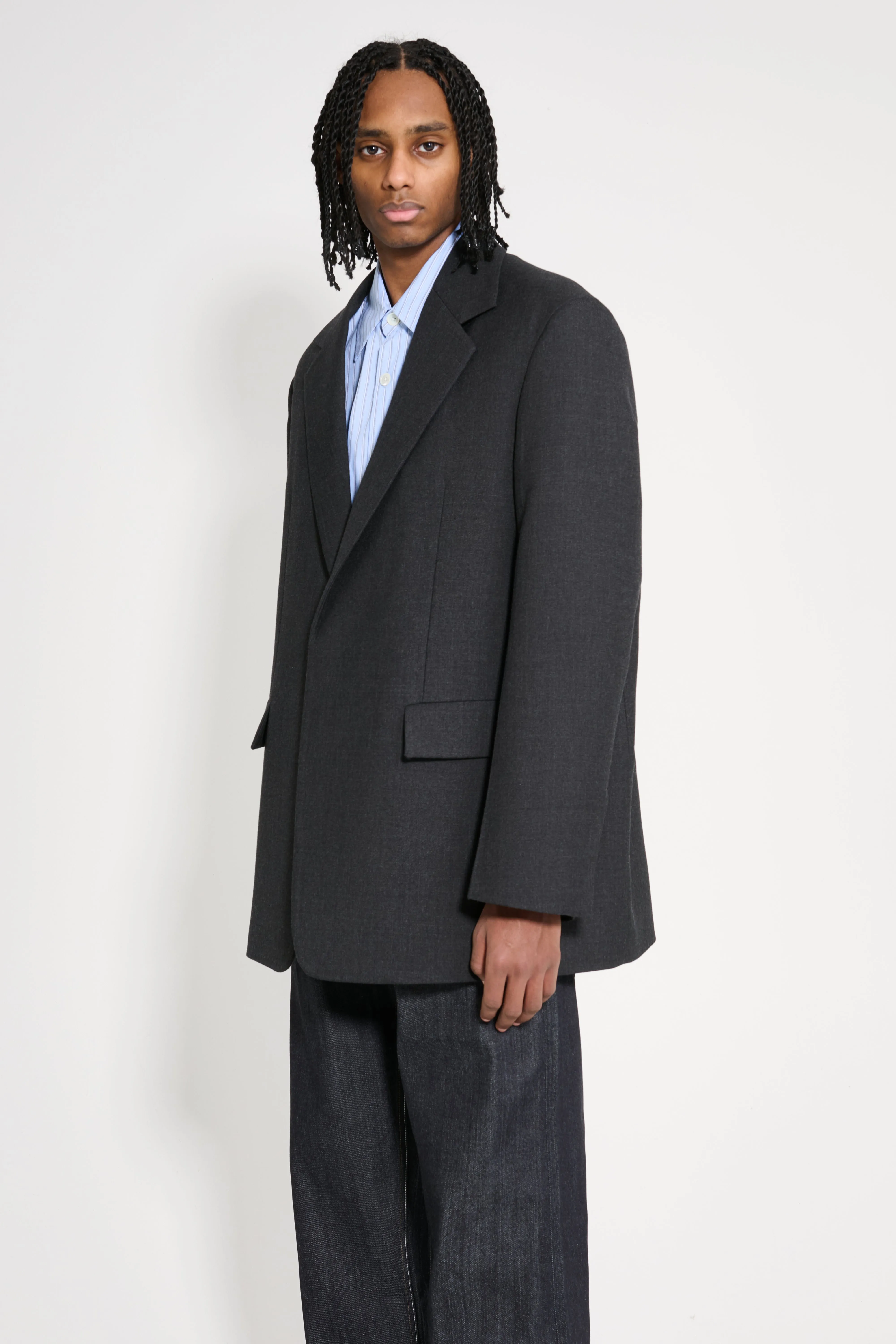 Jil Sander Padded Suit Jacket Charcoal sold by Tres Bien product image thumbnail 2
