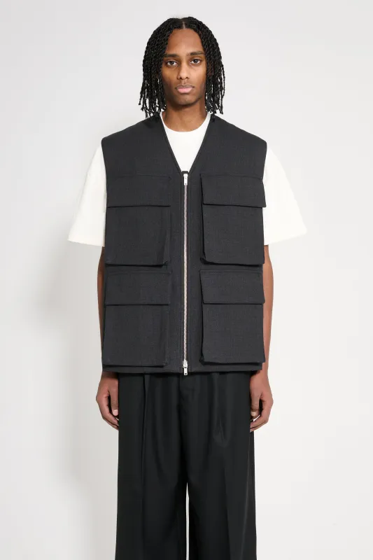Jil Sander Padded Utility Vest made by Jil Sander