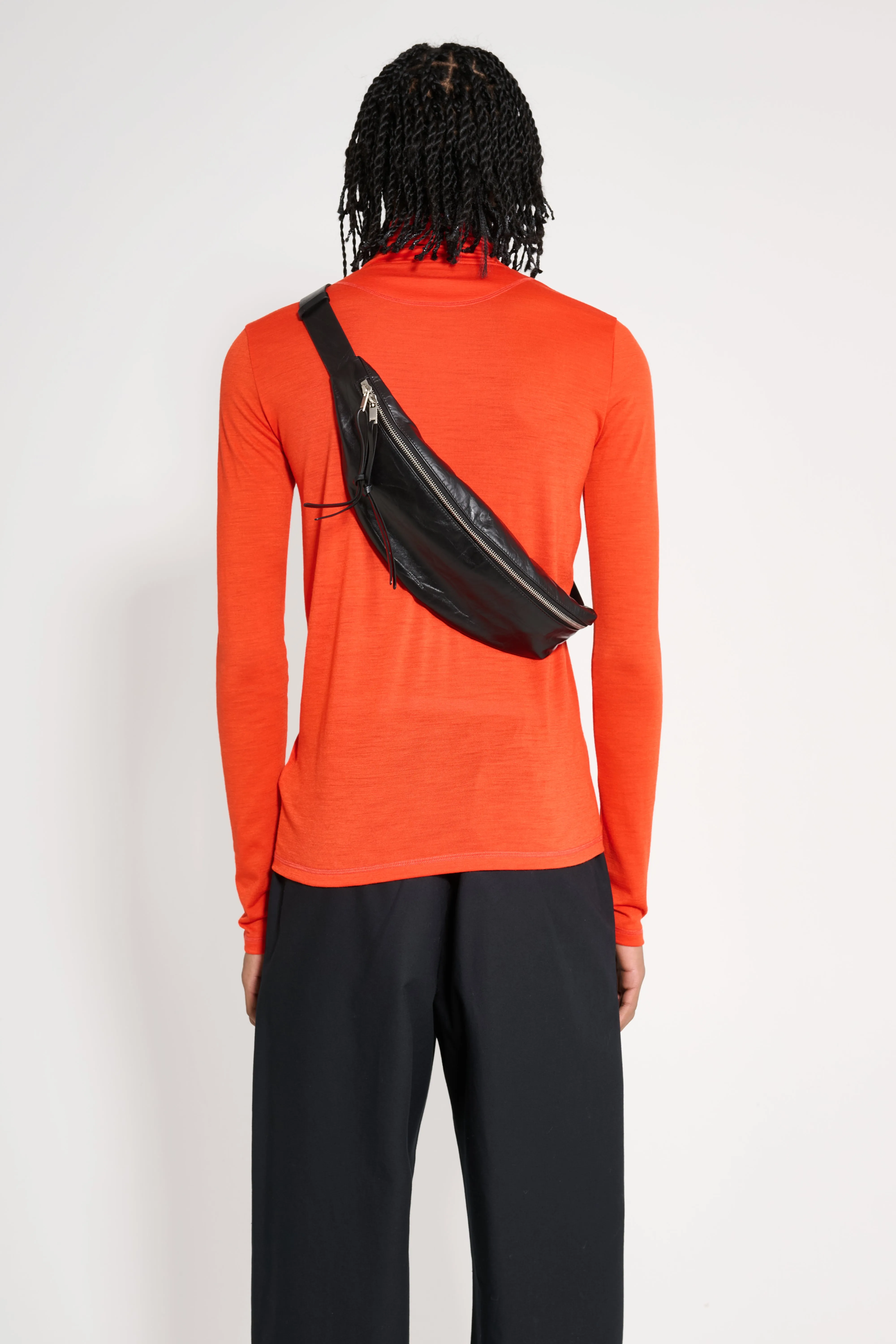 Jil Sander Banana Belt Bag Black sold by Tres Bien product image thumbnail 3