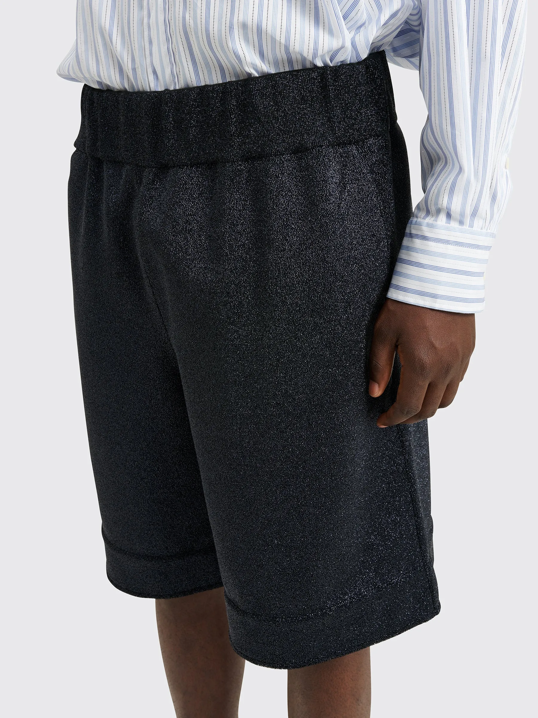 Jil Sander Metallic Shorts Night Blue sold by Tres Bien product image thumbnail 5