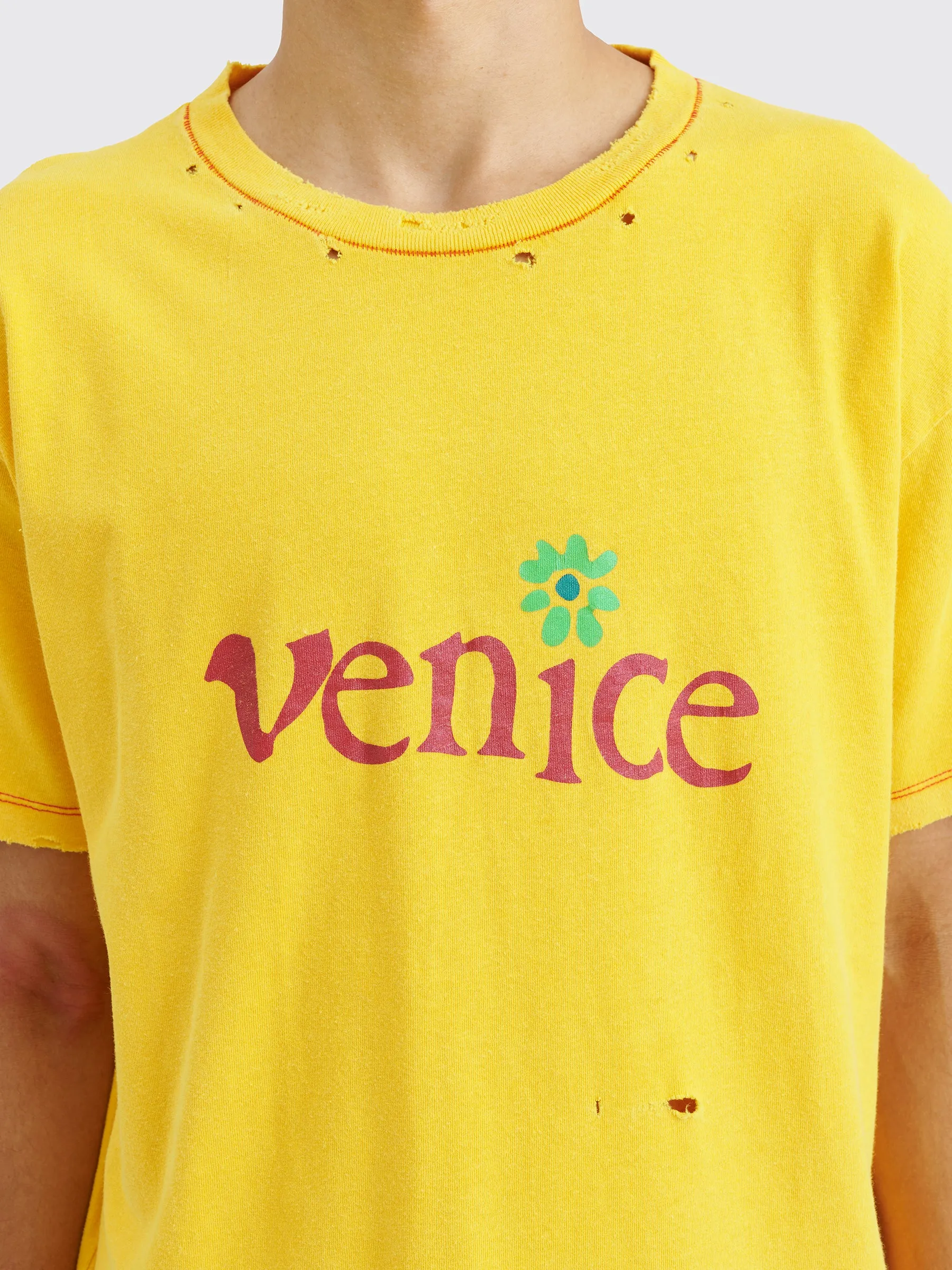 ERL Venice T-shirt Yellow sold by Tres Bien product image thumbnail 5