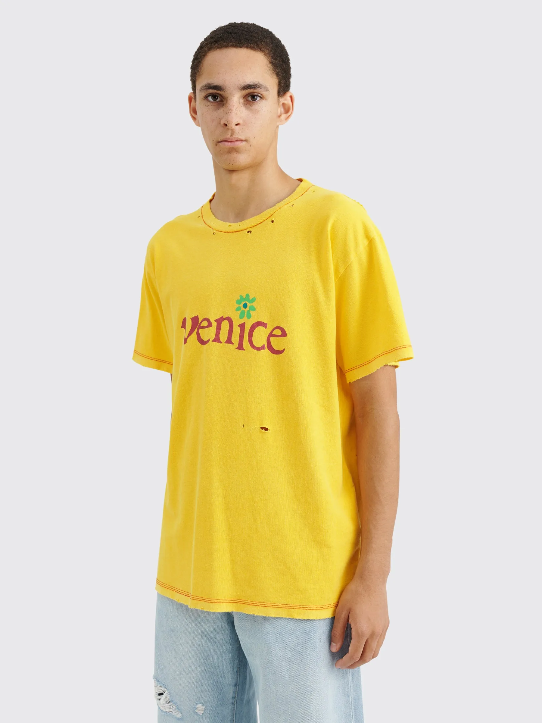 ERL Venice T-shirt Yellow sold by Tres Bien product image thumbnail 2