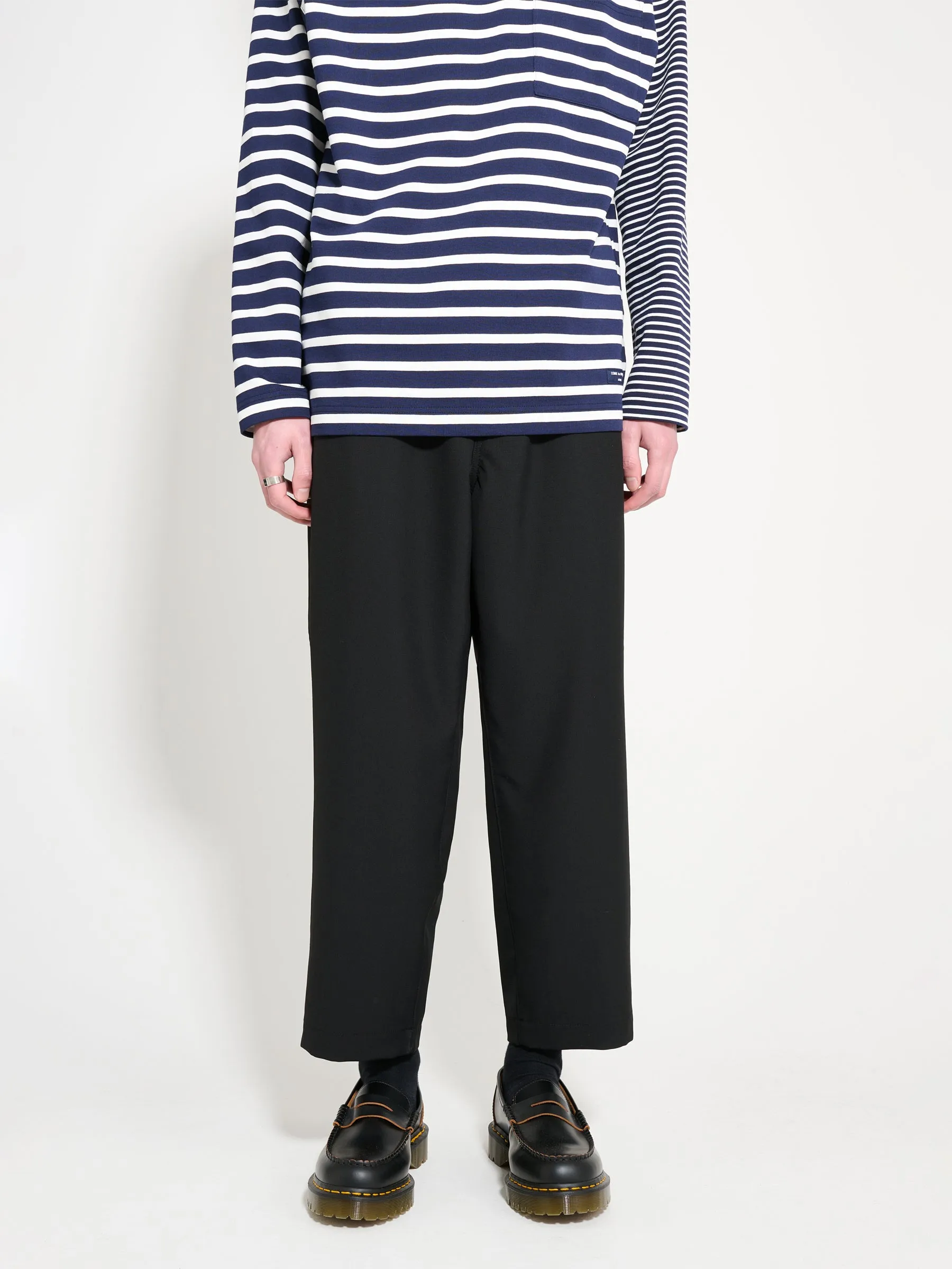Comme des Garçons Homme Wool Poplin Pants Black sold by Tres Bien product image thumbnail 2