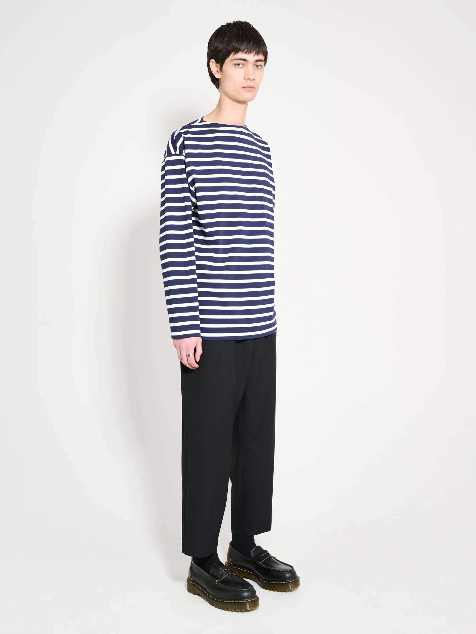 Comme des Garçons Homme Wool Poplin Pants Black sold by Tres Bien product image thumbnail 4