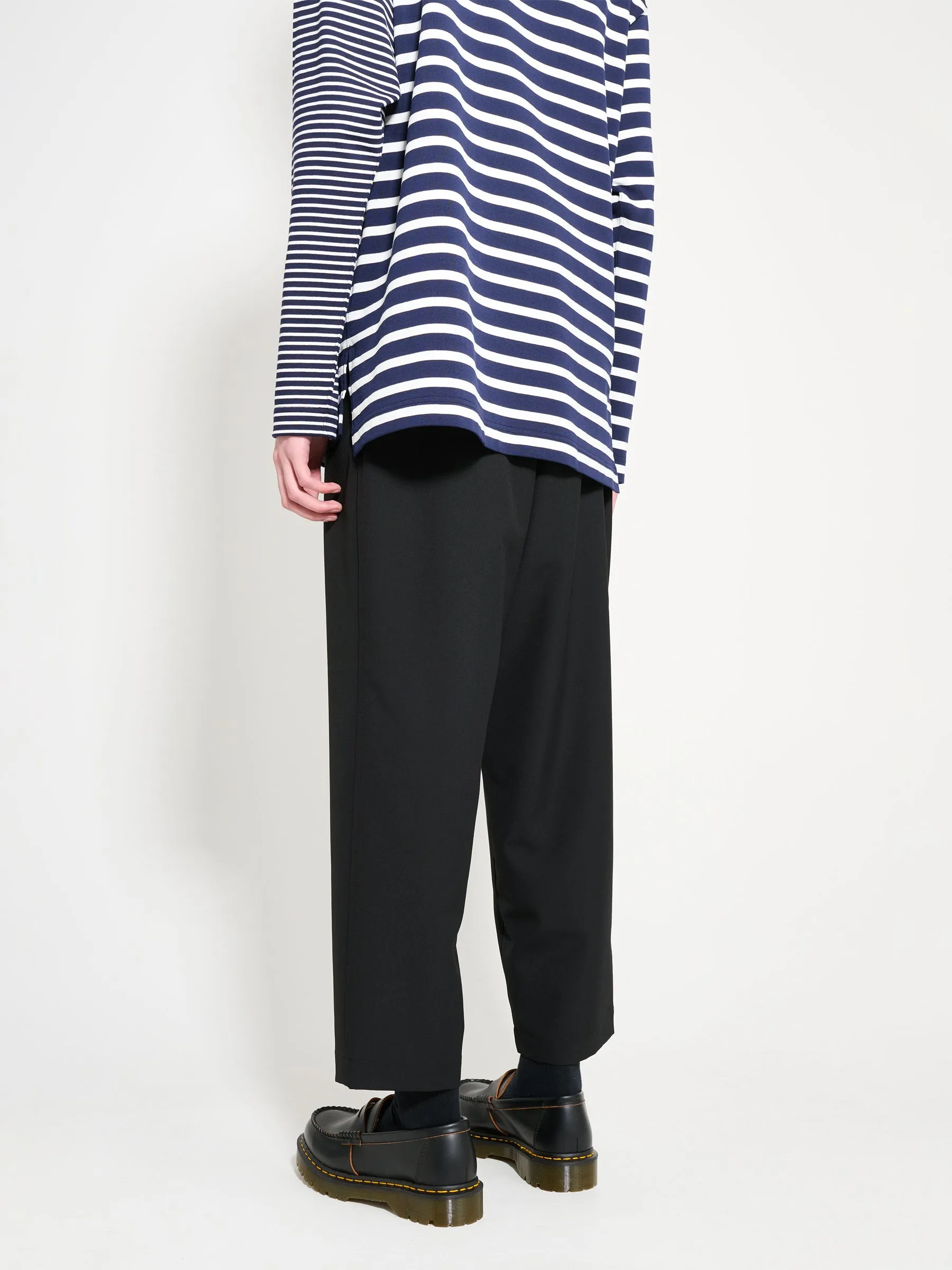 Comme des Garçons Homme Wool Poplin Pants Black sold by Tres Bien product image thumbnail 3