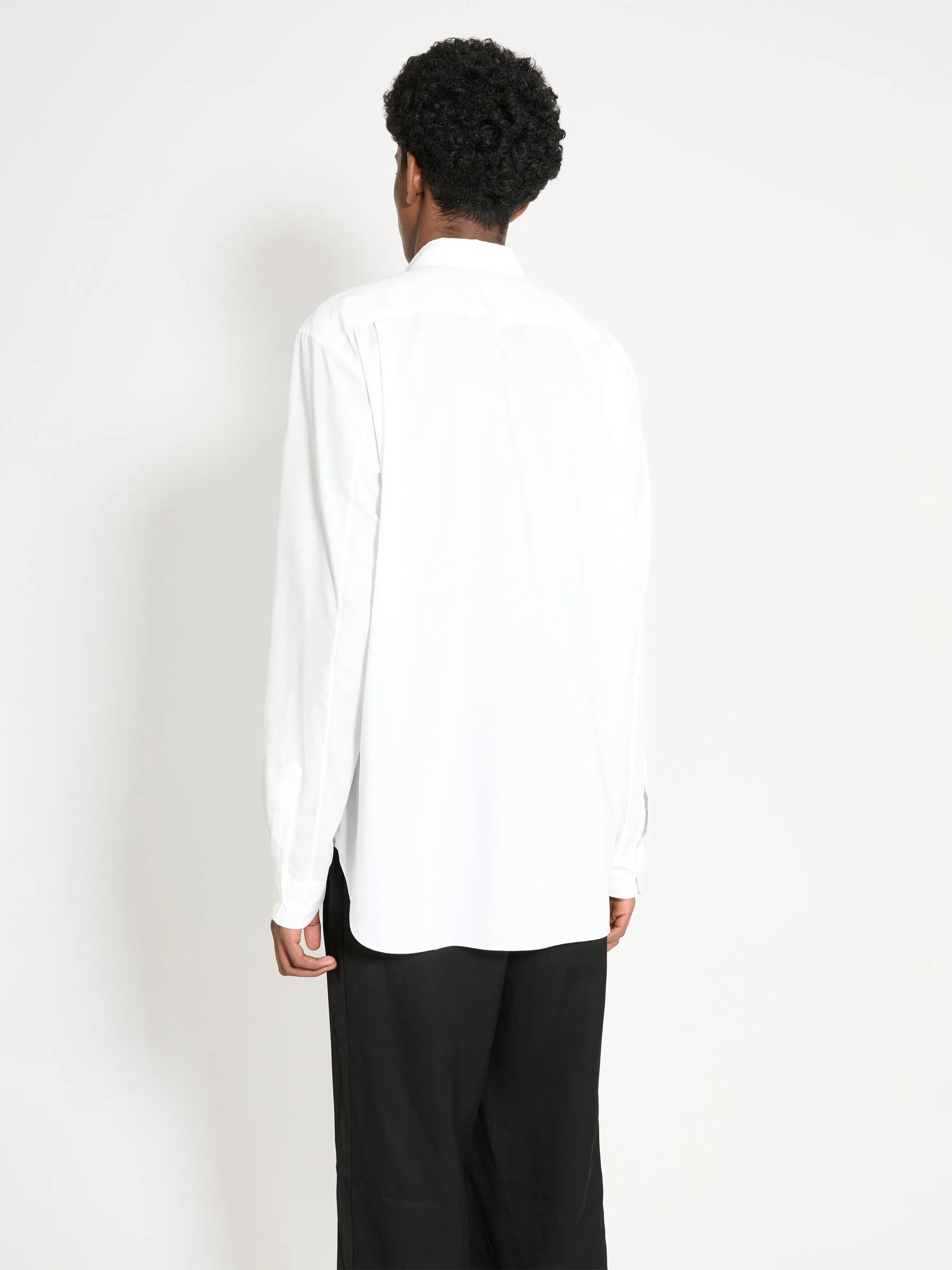 Comme des Garçons Homme Plus Broad Leaf Motif C Shirt White / Green sold by Tres Bien product image thumbnail 4