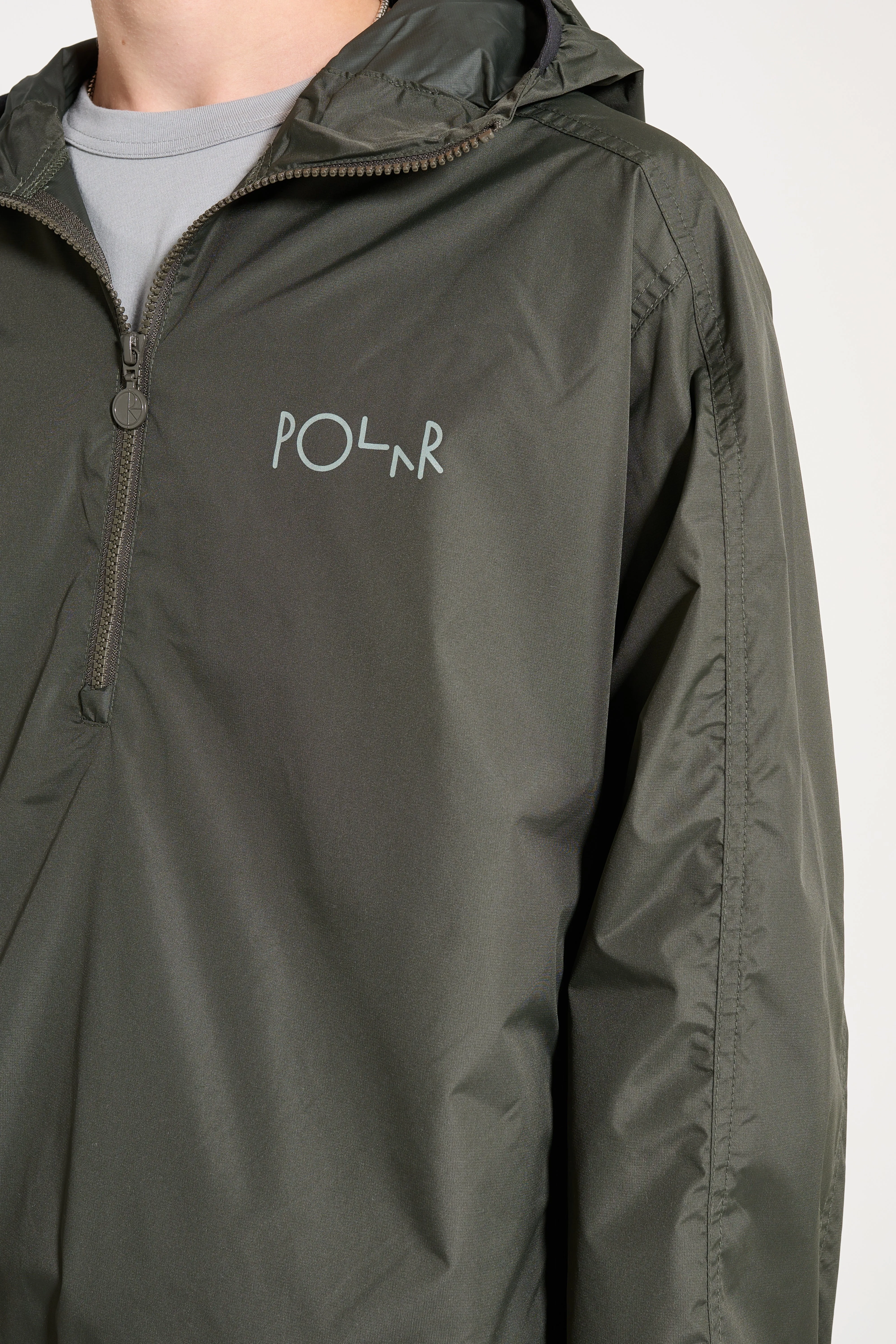 Polar Skate Co. Packable Anorak Jacket Dirty Black sold by Tres Bien product image thumbnail 5