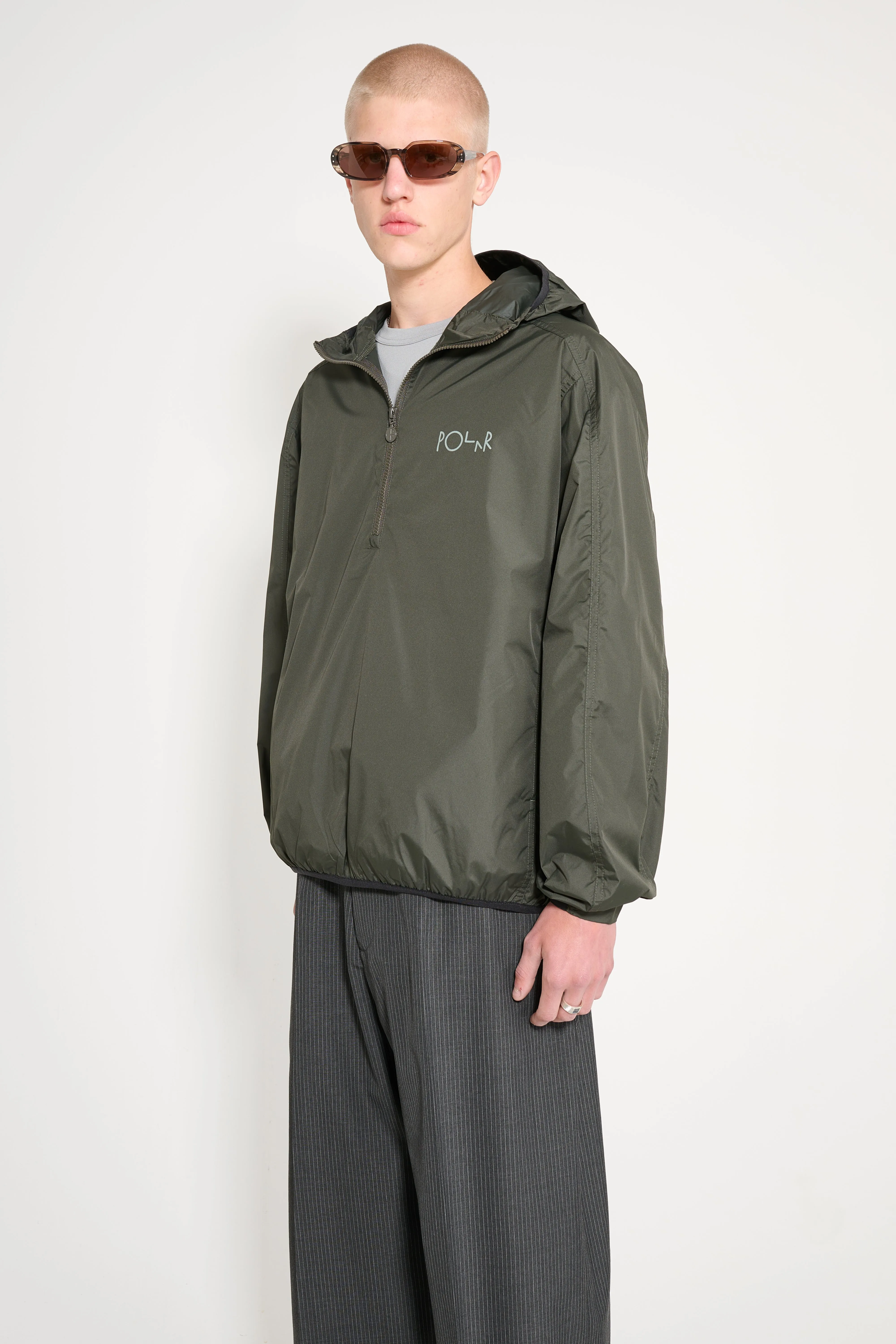 Polar Skate Co. Packable Anorak Jacket Dirty Black sold by Tres Bien product image thumbnail 2
