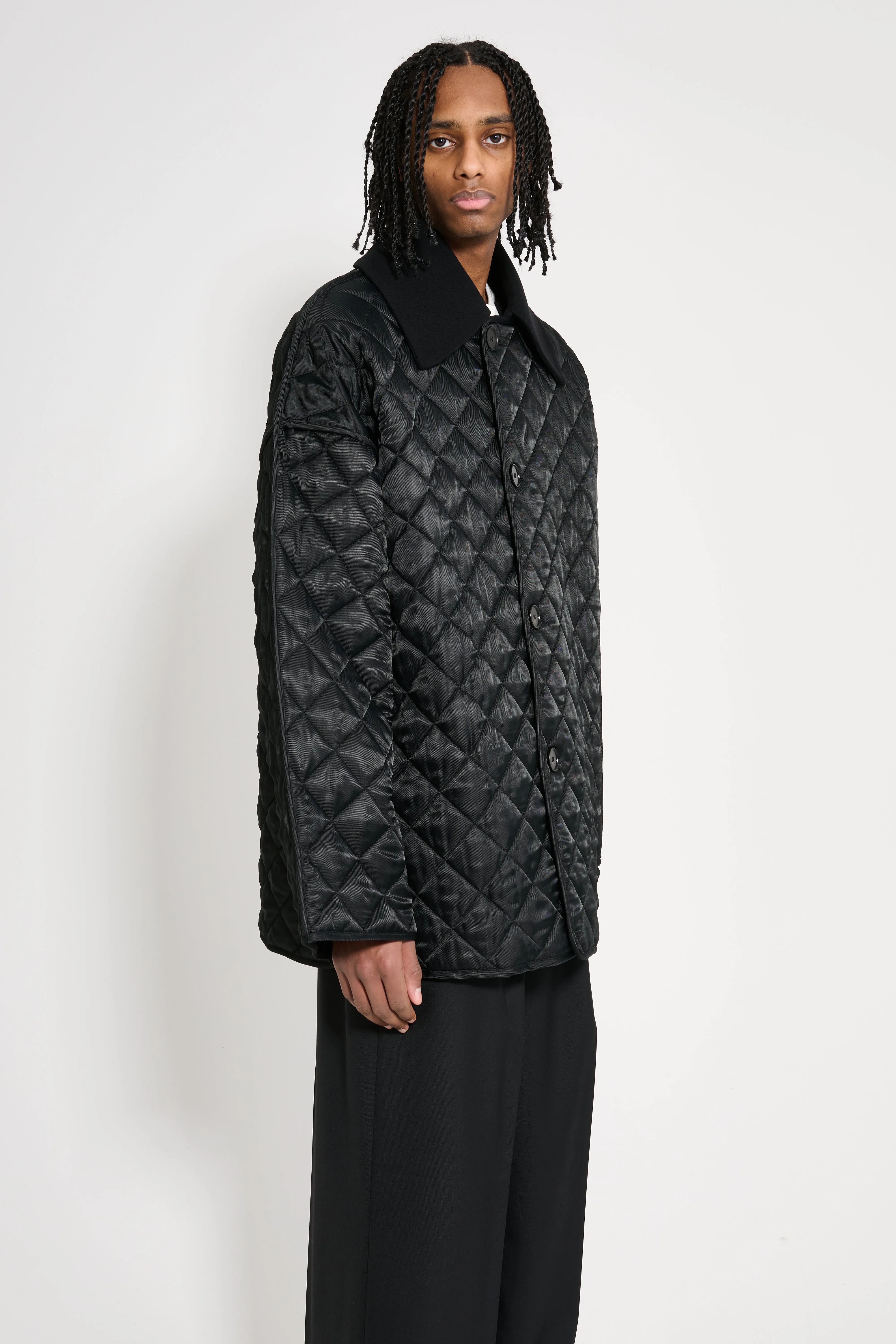 Jil Sander Quilted Jacket Black sold by Tres Bien product image thumbnail 3