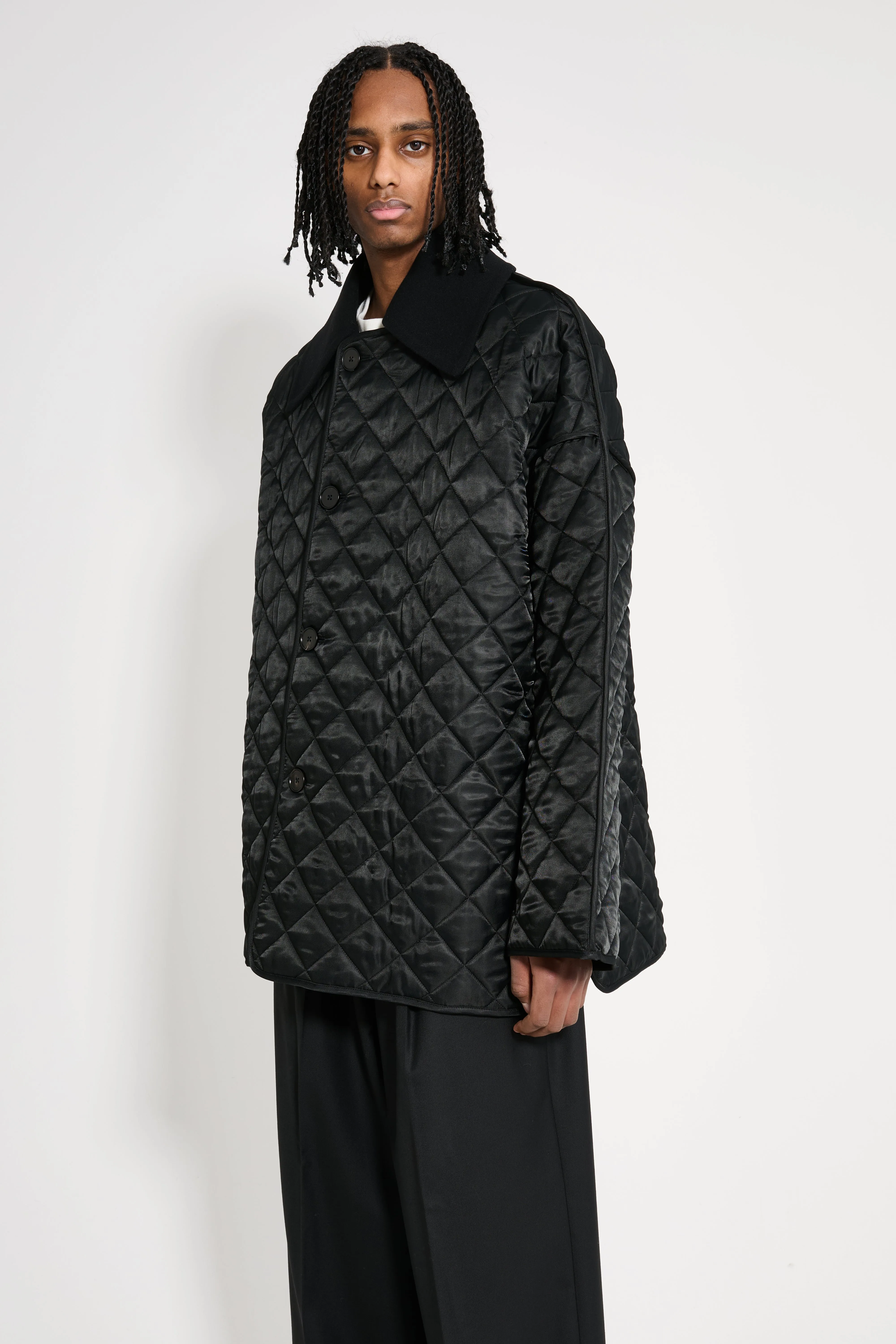 Jil Sander Quilted Jacket Black sold by Tres Bien product image thumbnail 2