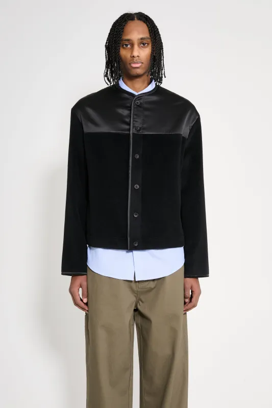 Jil Sander+ Panelled Fleece Jacket Black made by Jil Sander