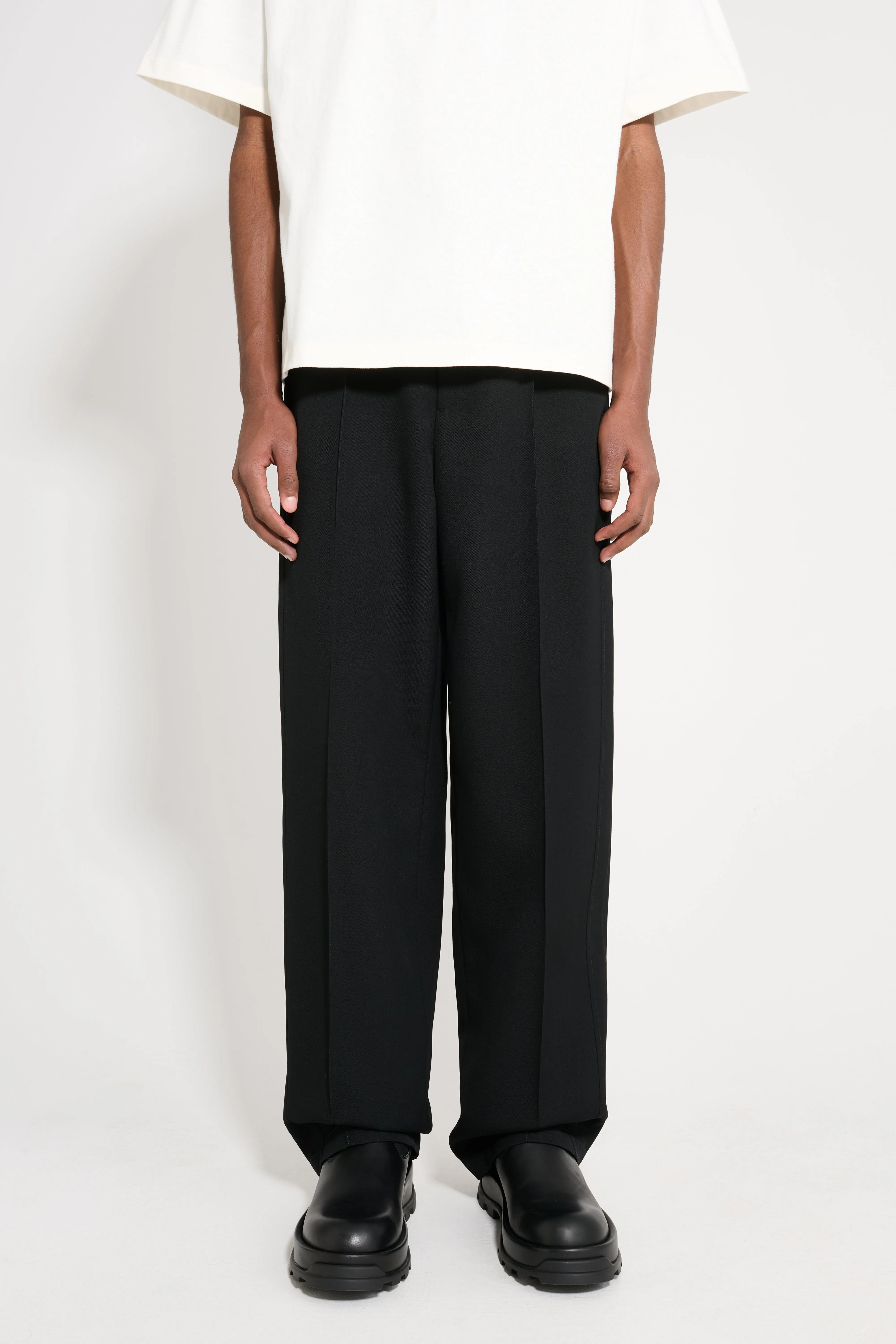 Jil Sander Suit Trousers Black sold by Tres Bien
