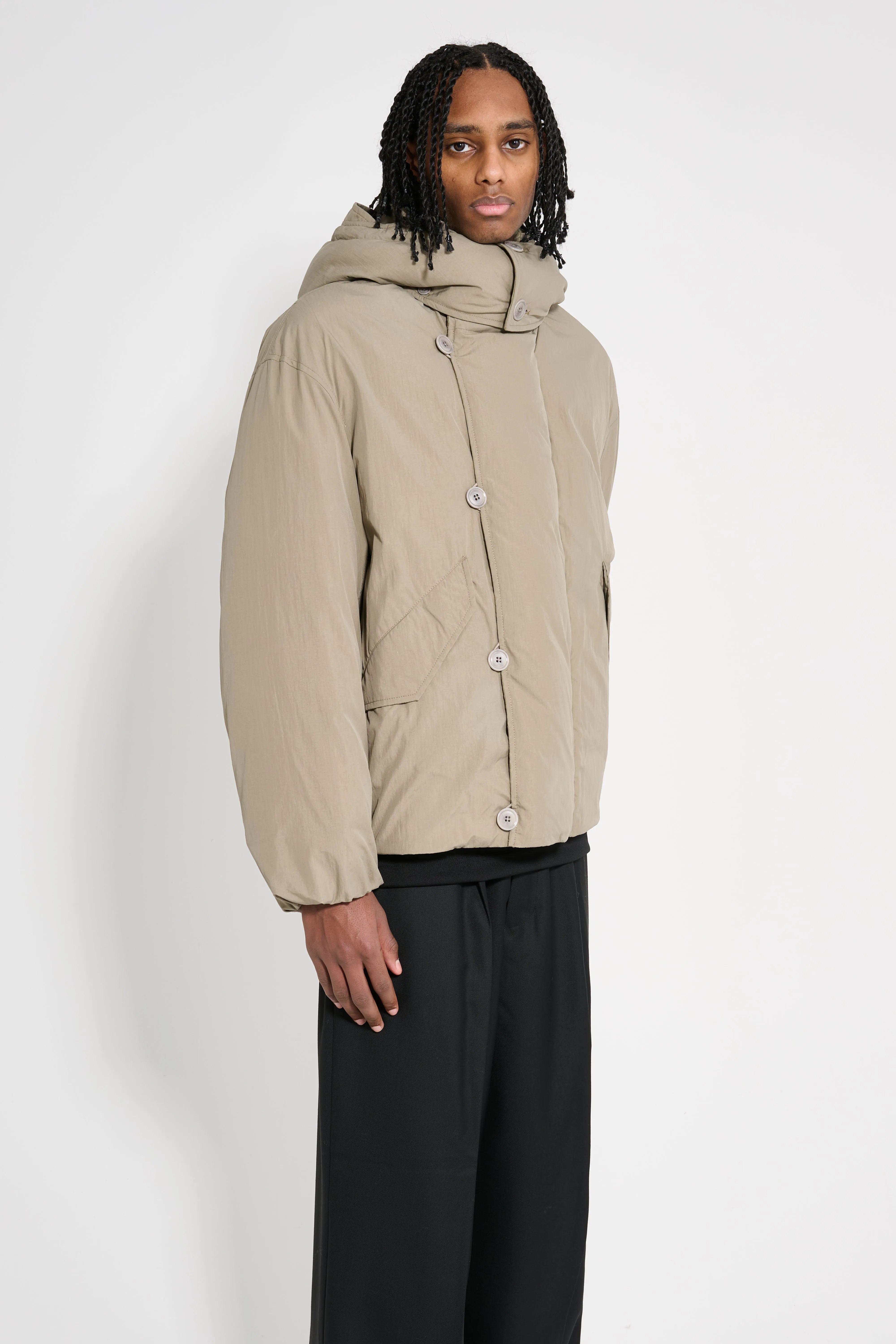 Lemaire Hooded Puffer Blouson Desert Sage sold by Tres Bien product image thumbnail 3
