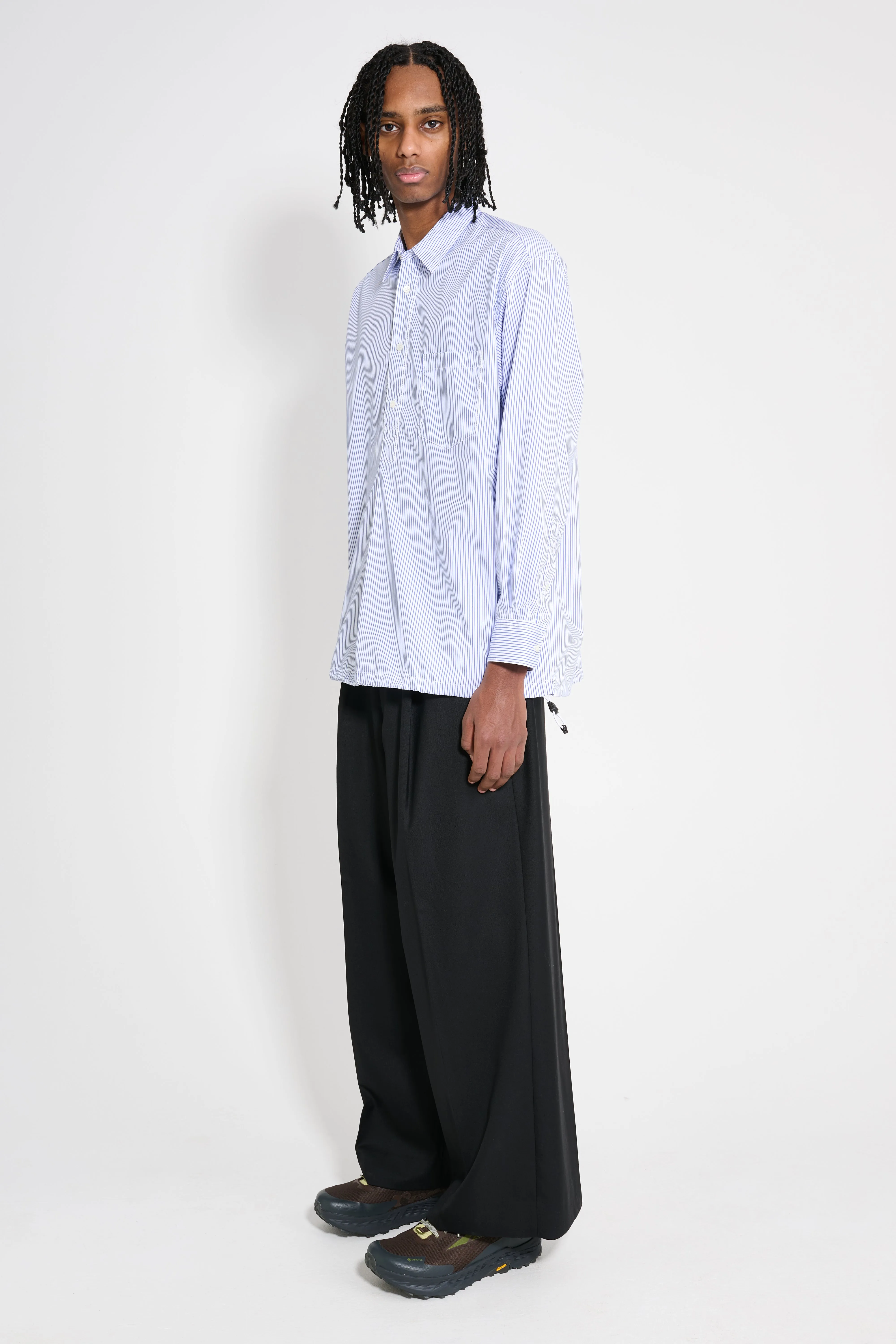 Comme des Garçons Homme Relaxed Fit Pants Black sold by Tres Bien