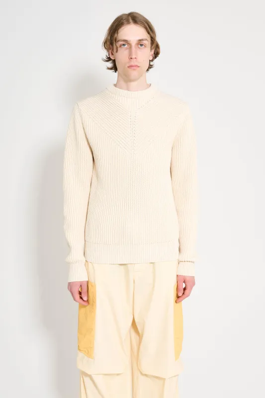 Jil Sander CN LS Jumper Chalk made by Jil Sander
