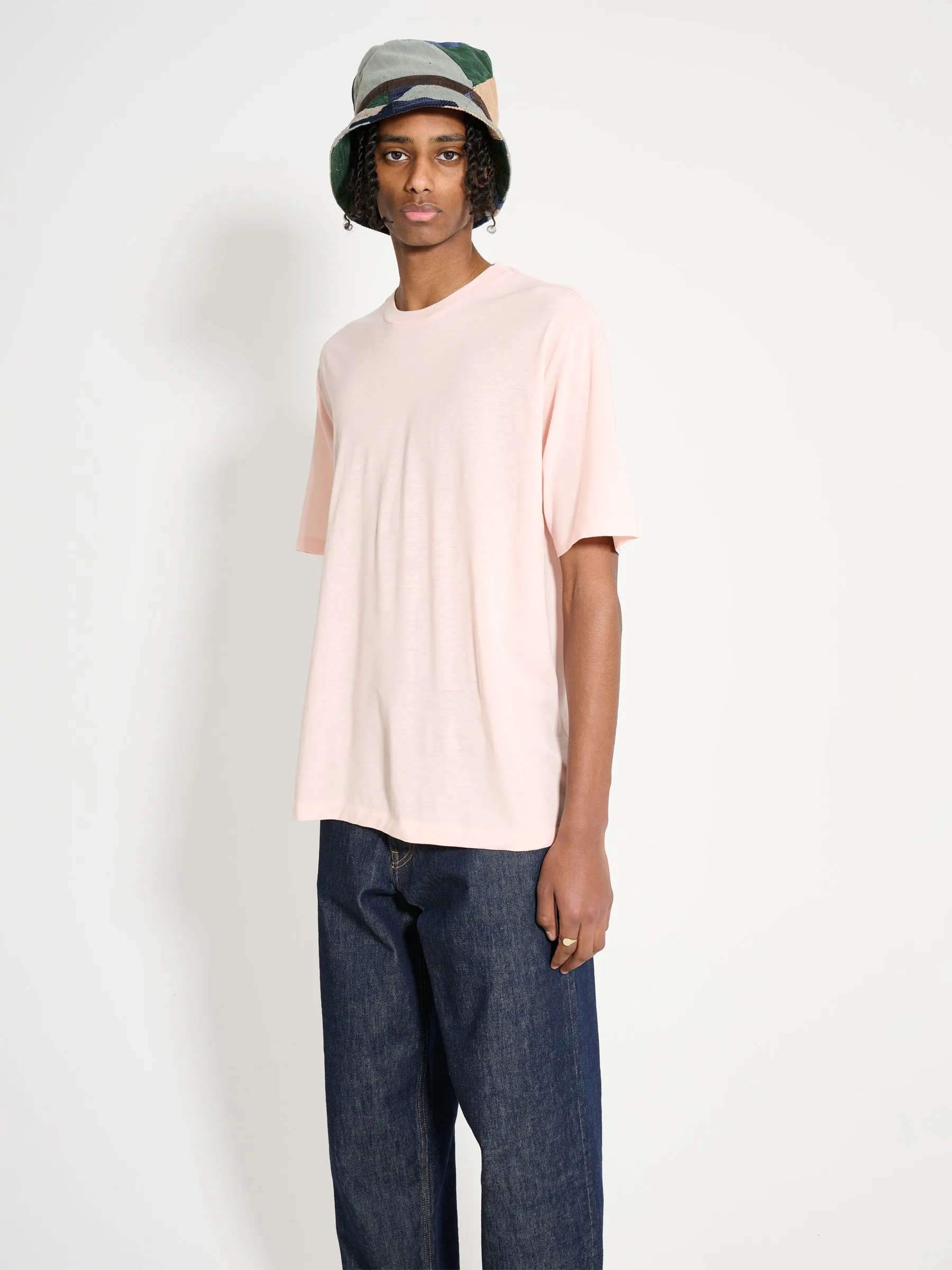 Auralee Super Soft Wool Jersey Tee Light Pink sold by Tres Bien product image thumbnail 2