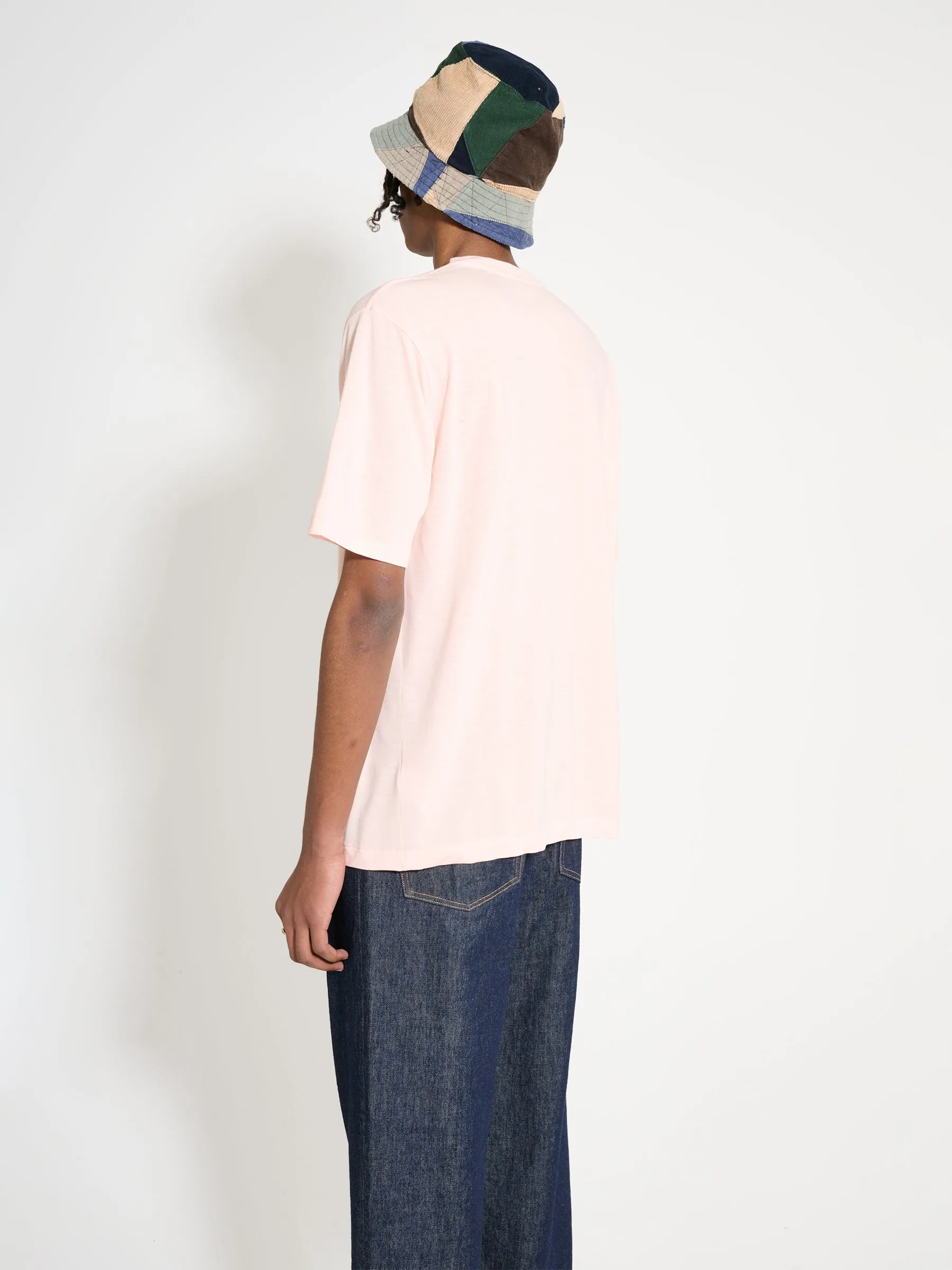 Auralee Super Soft Wool Jersey Tee Light Pink sold by Tres Bien product image thumbnail 4