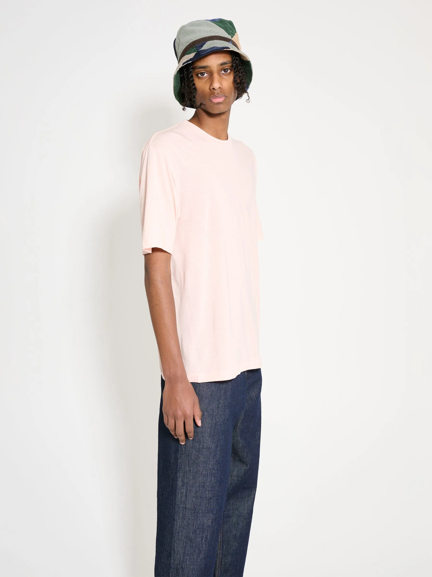 Auralee Super Soft Wool Jersey Tee Light Pink sold by Tres Bien product image thumbnail 3