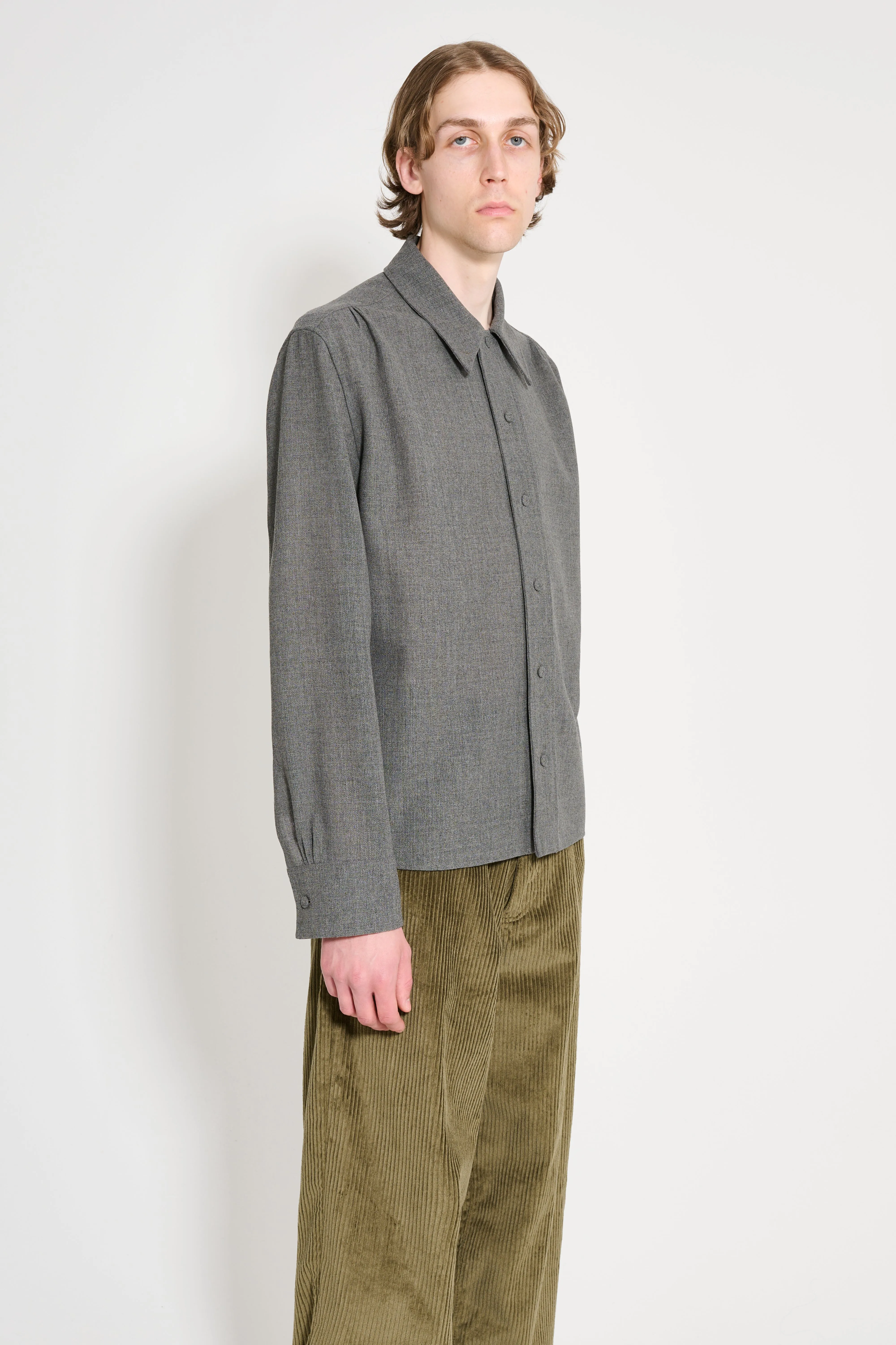 Jil Sander Detachable Jewel Clip Shirt sold by Tres Bien product image thumbnail 3