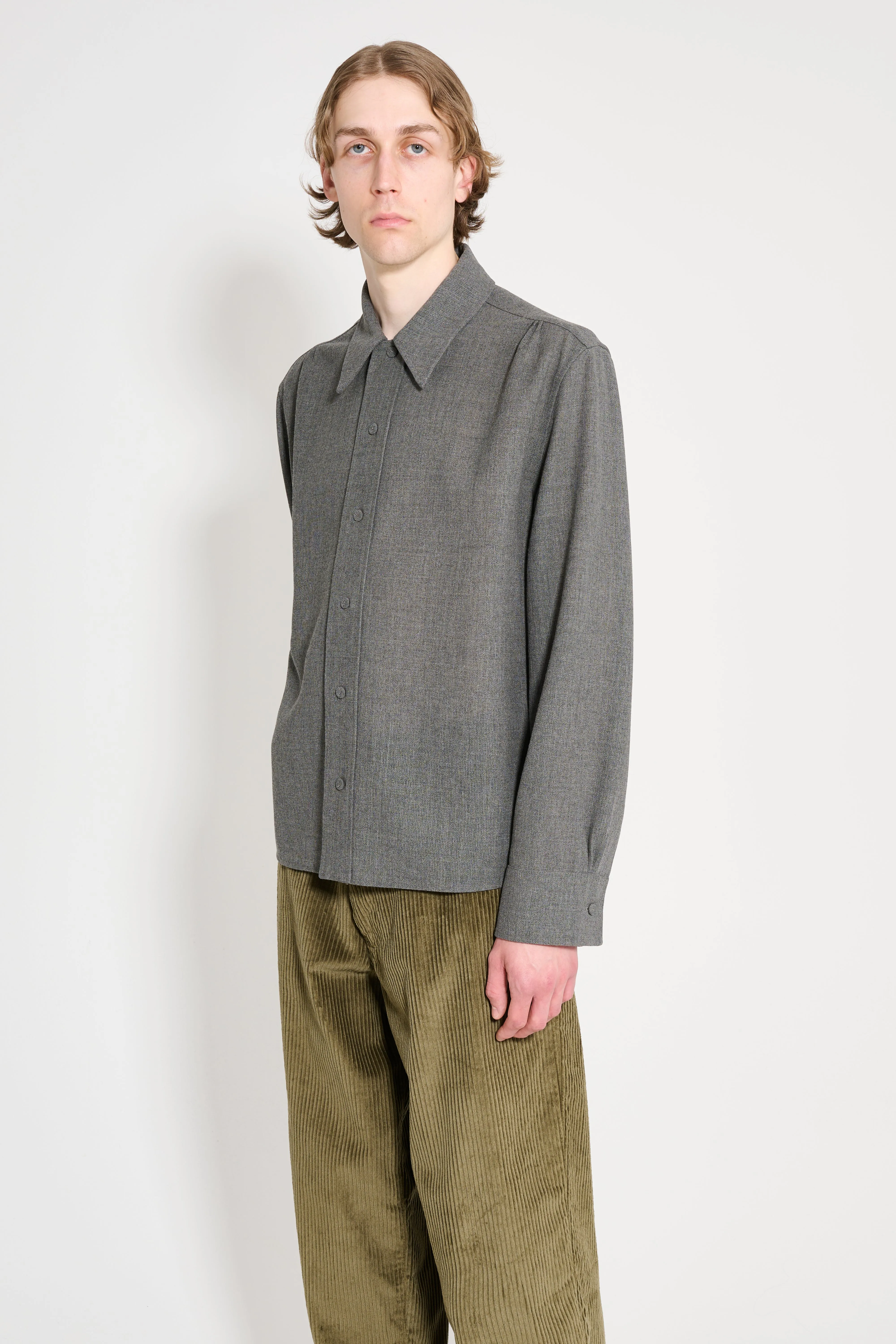 Jil Sander Detachable Jewel Clip Shirt sold by Tres Bien product image thumbnail 2