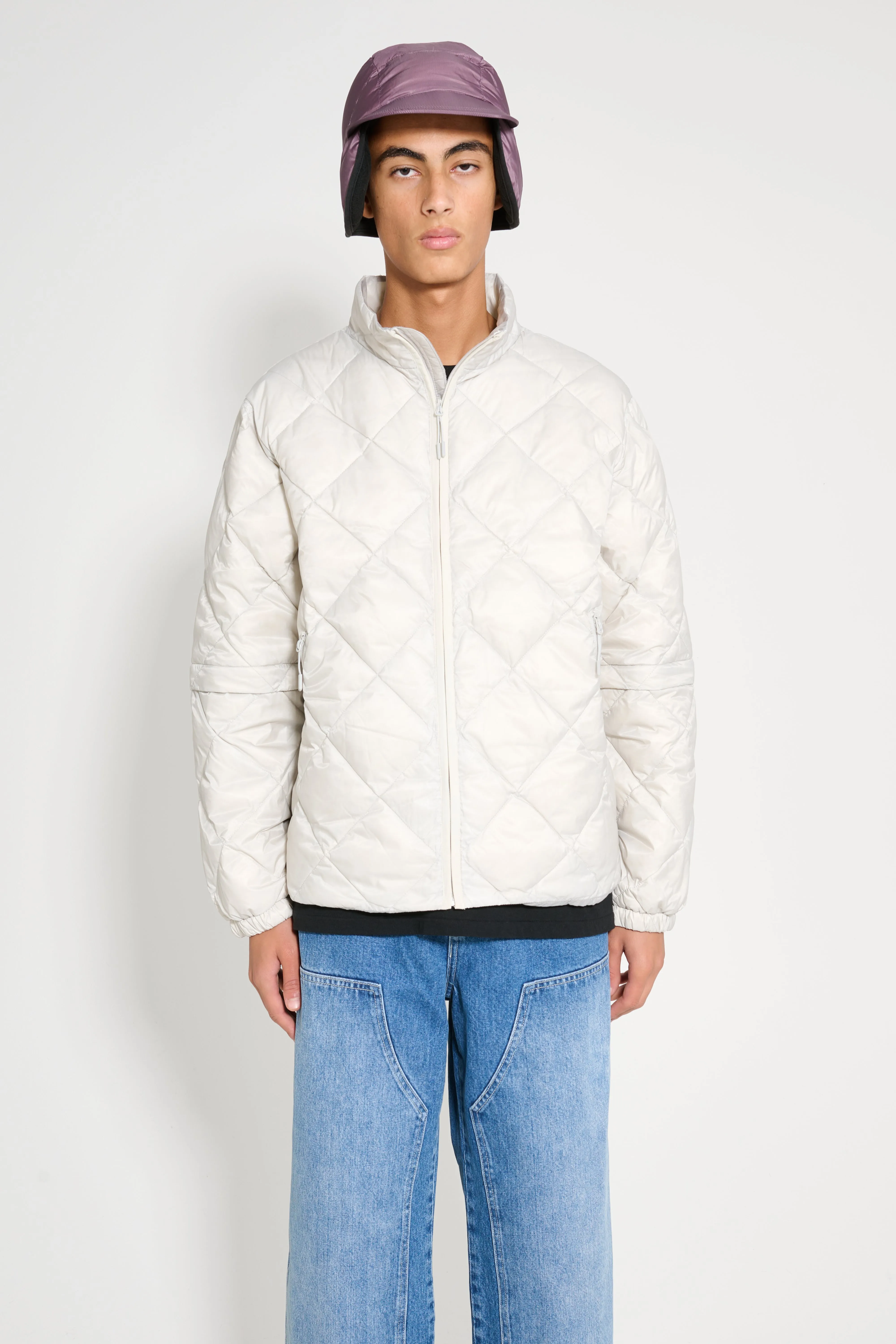 Hiking Patrol Light Down Zip Jacket Light Grey sold by Tres Bien