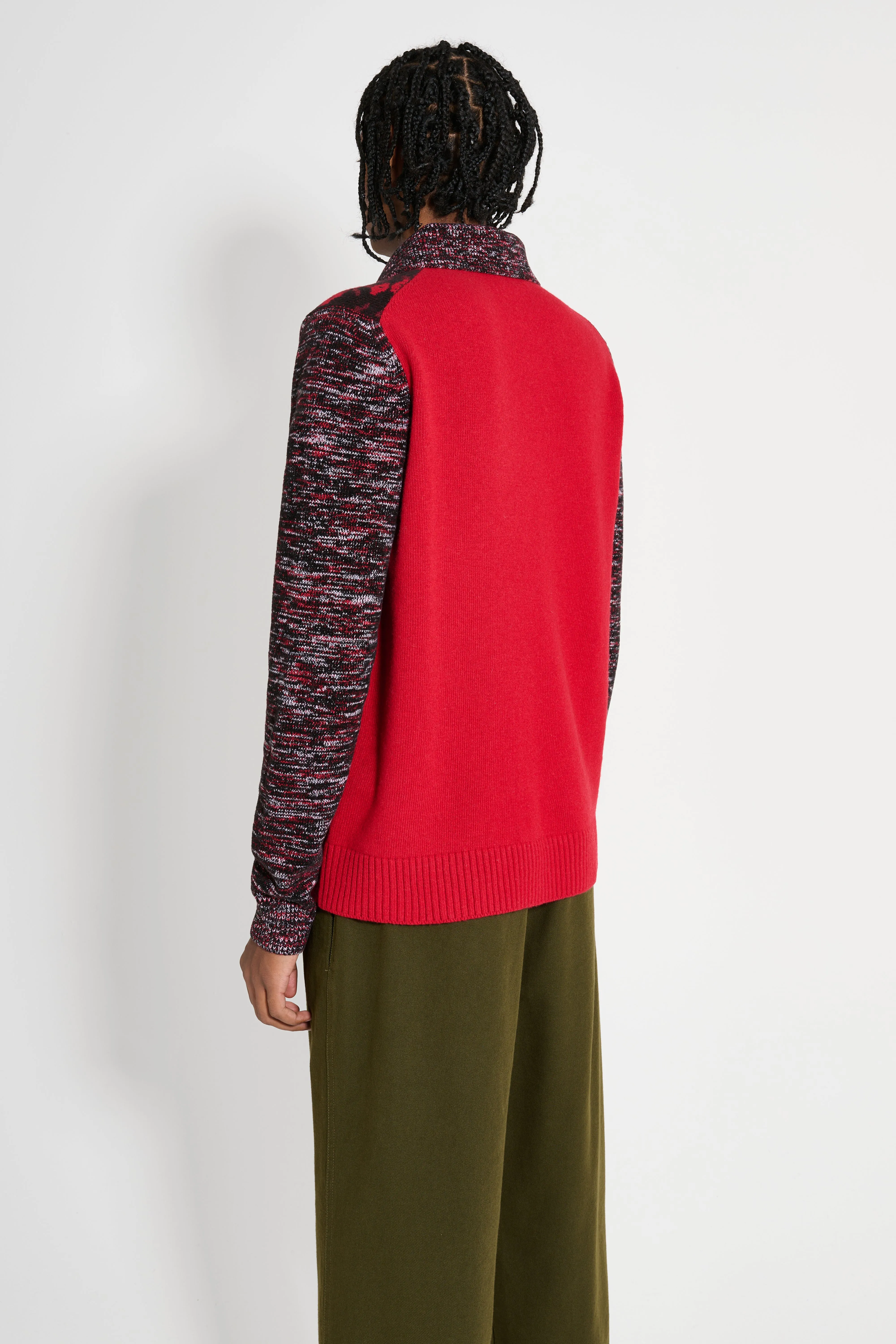 JW Anderson Multi Stitch Polo Bright Red sold by Tres Bien product image thumbnail 4