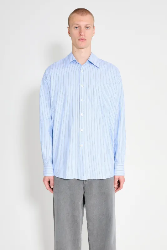 Our Legacy Borrowed Shirt Big Daddy Stripe Oxford made by Our Legacy