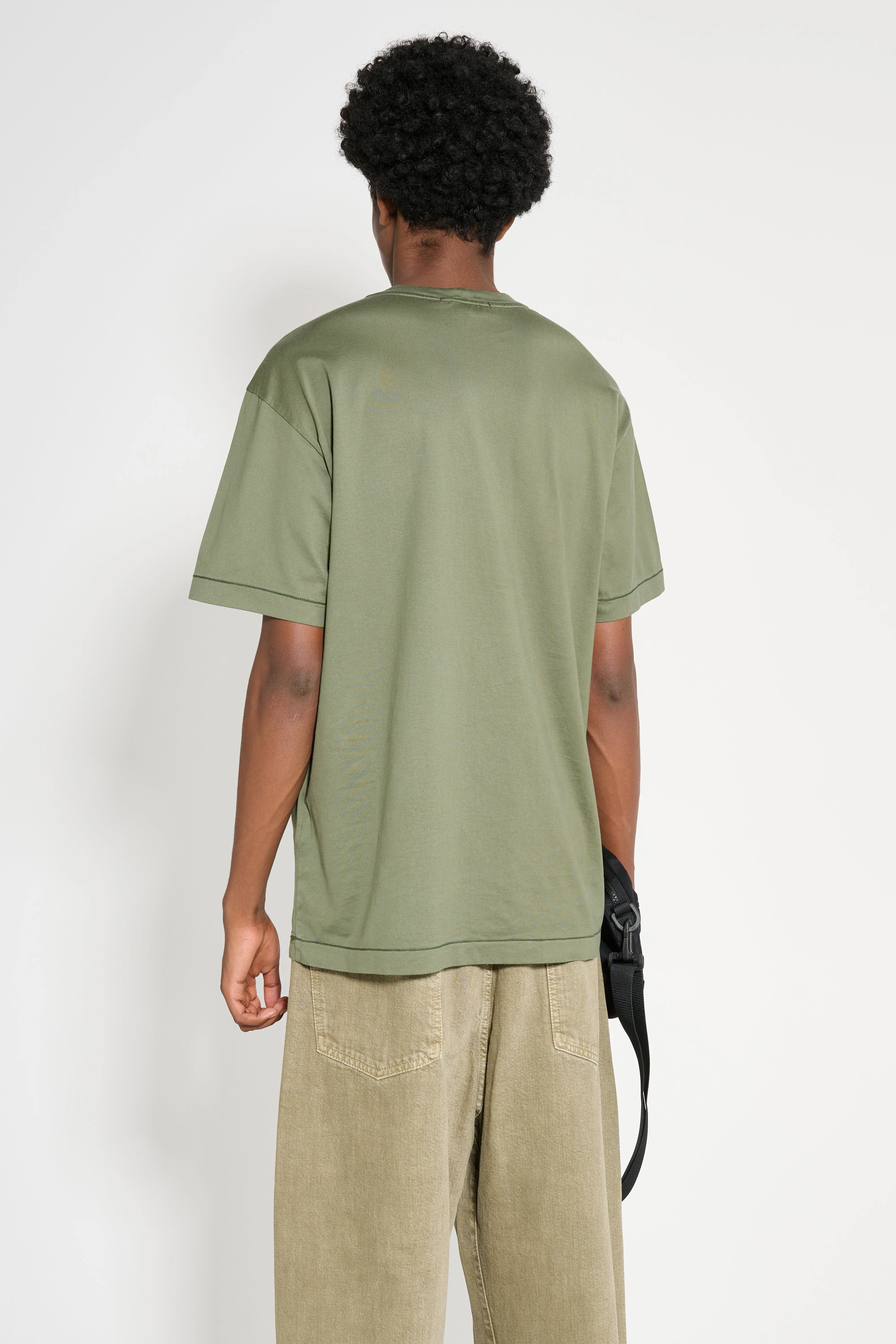 Stone Island Compass Patch Logo T-shirt Musk sold by Tres Bien product image thumbnail 3
