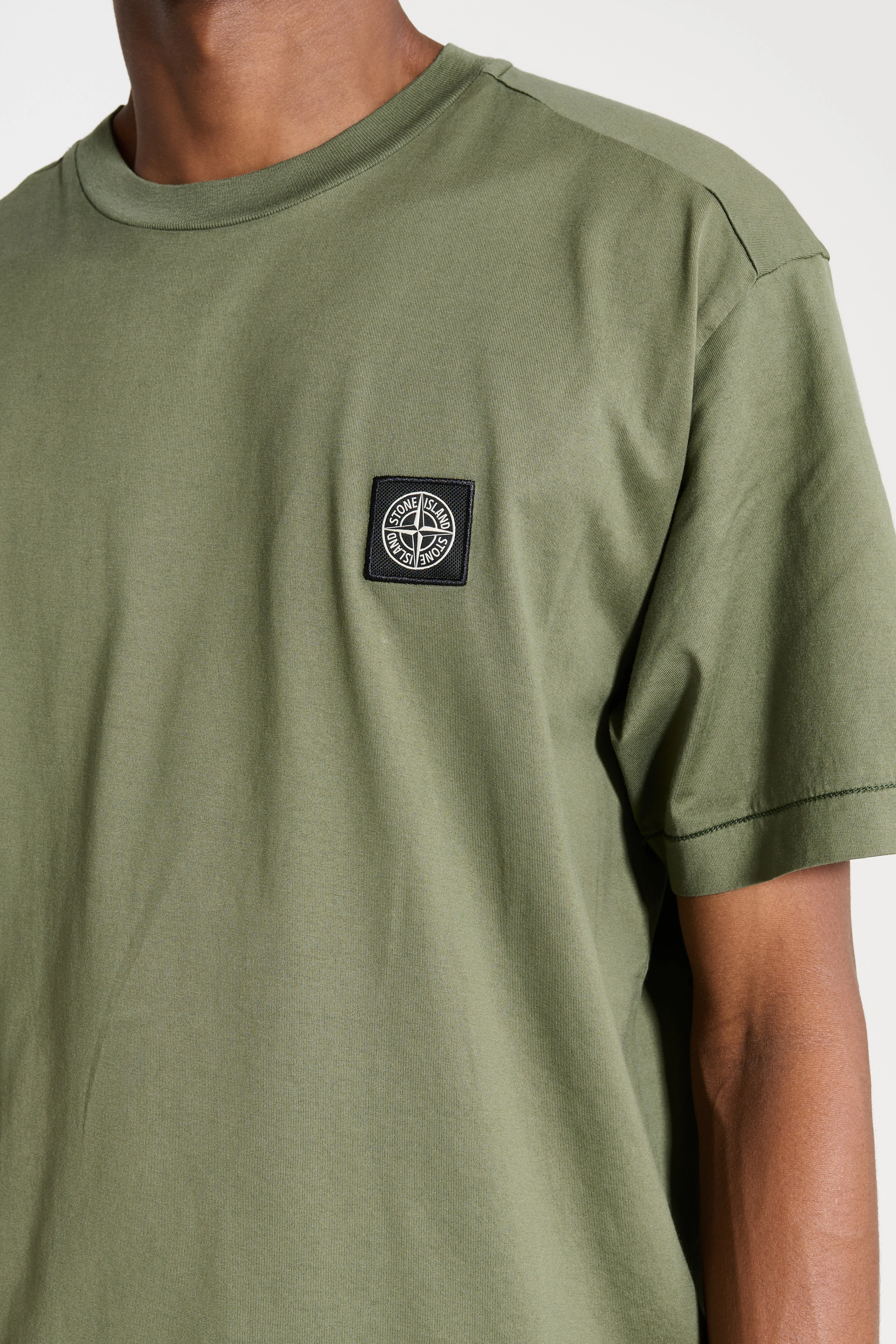 Stone Island Compass Patch Logo T-shirt Musk sold by Tres Bien product image thumbnail 4