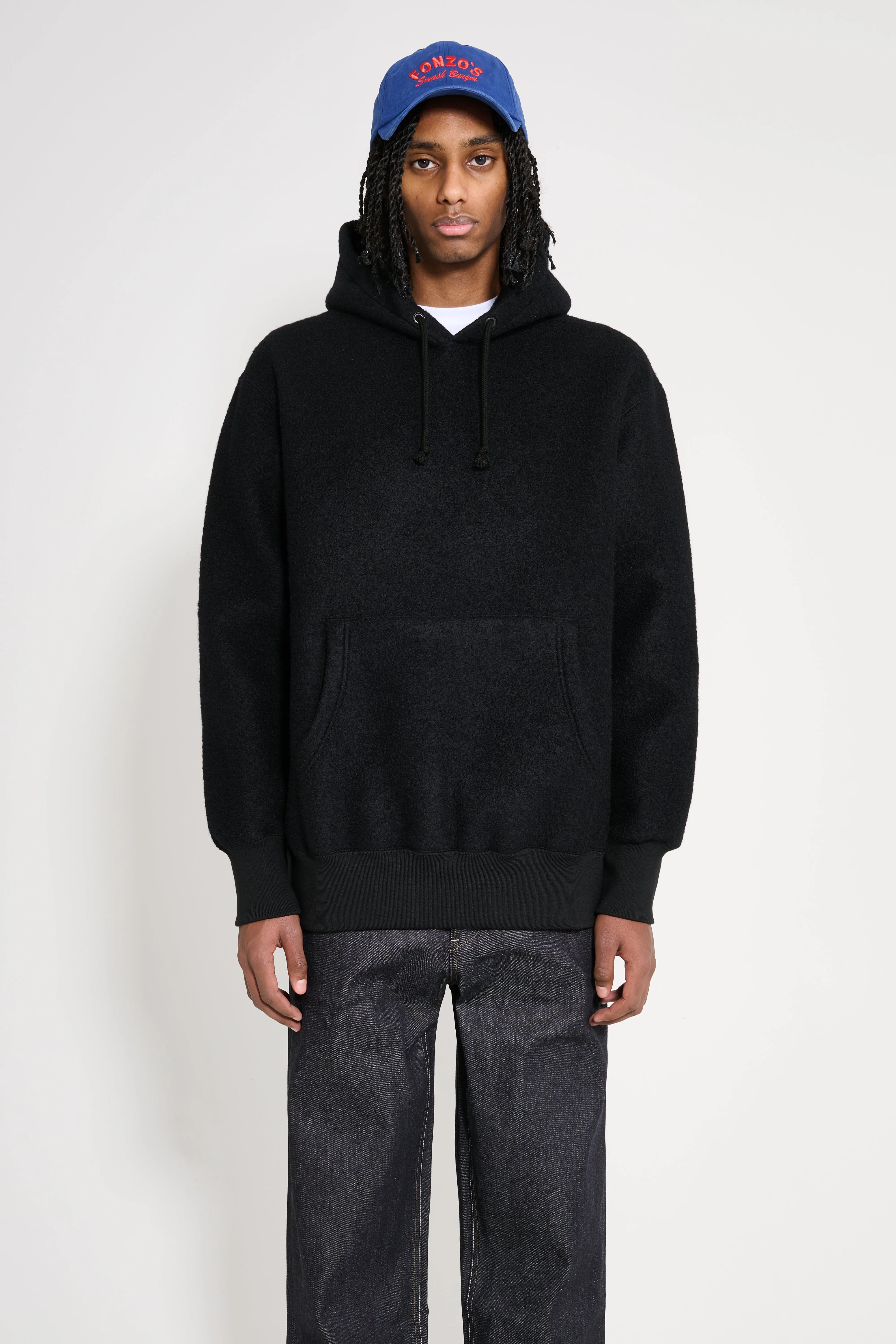 Junya Watanabe MAN Hooded Sweatshirt Black sold by Tres Bien
