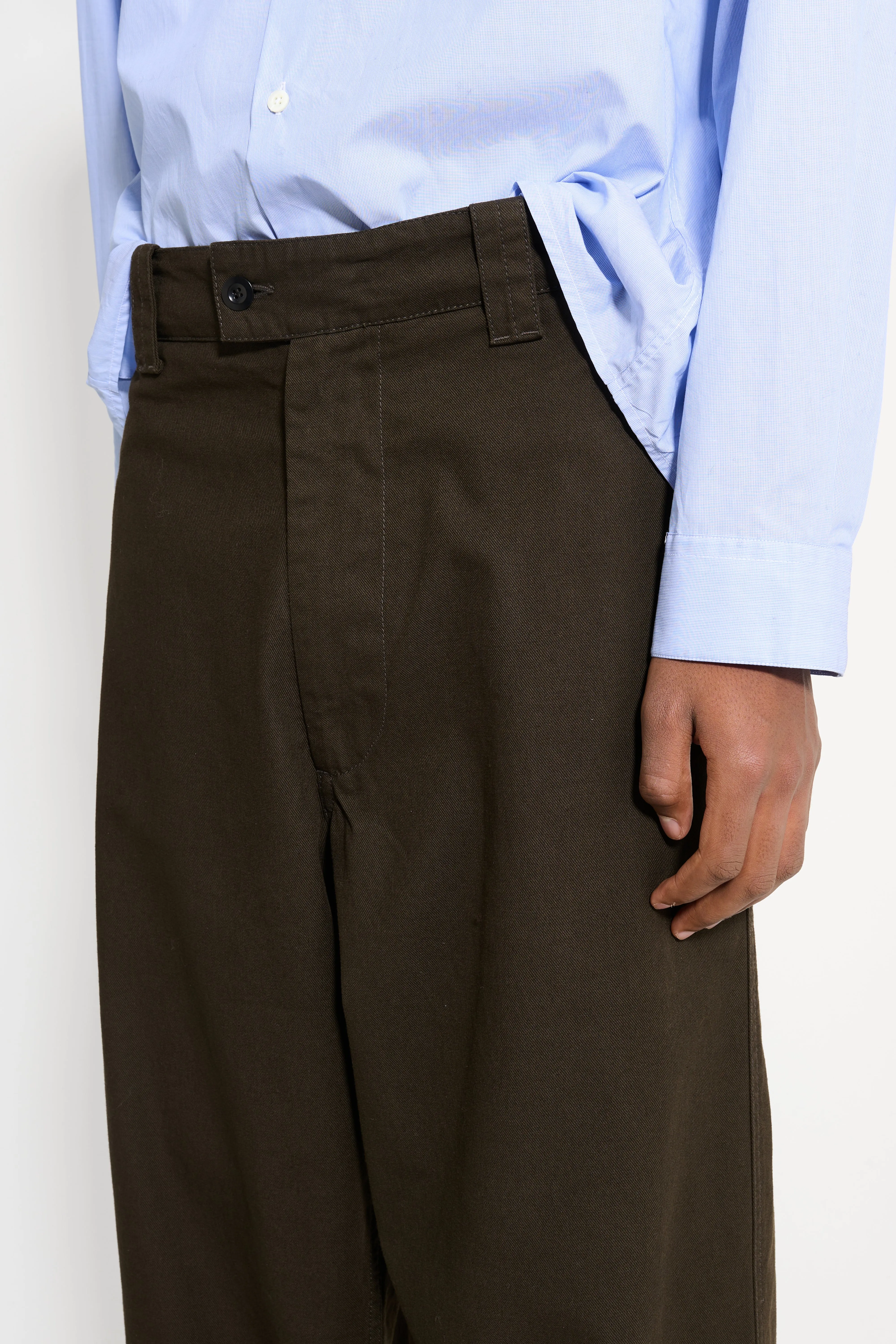 Margaret Howell MHL Painters Trouser Dry Cotton Gabardine Ebony sold by Tres Bien product image thumbnail 3