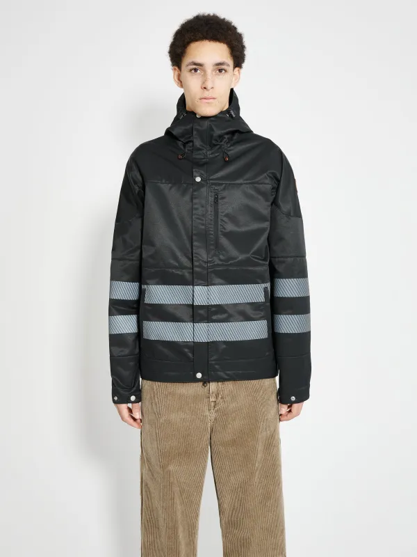 Olly Shinder Black Hi Vis Jacket Black made by Tres Bien