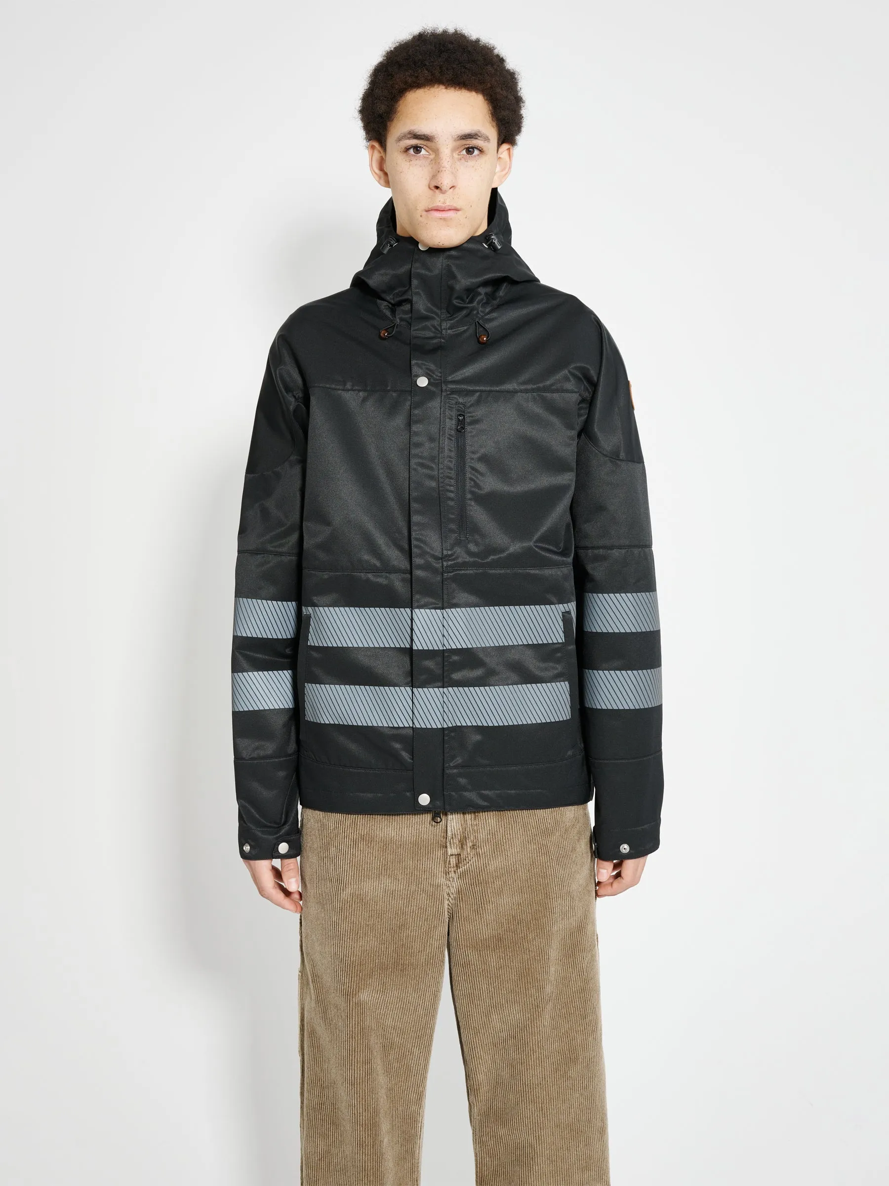 Olly Shinder Black Hi Vis Jacket Black sold by Tres Bien