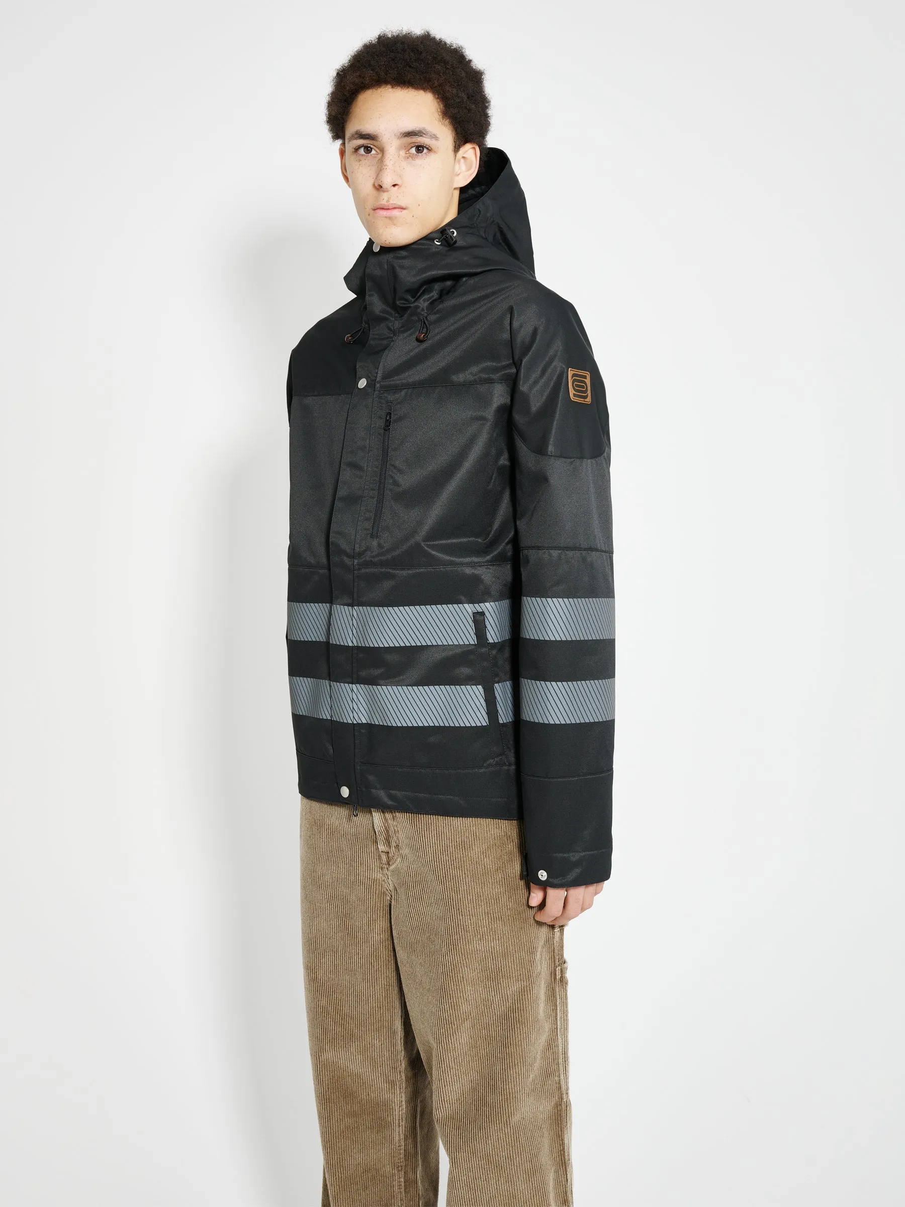 Olly Shinder Black Hi Vis Jacket Black sold by Tres Bien product image thumbnail 2