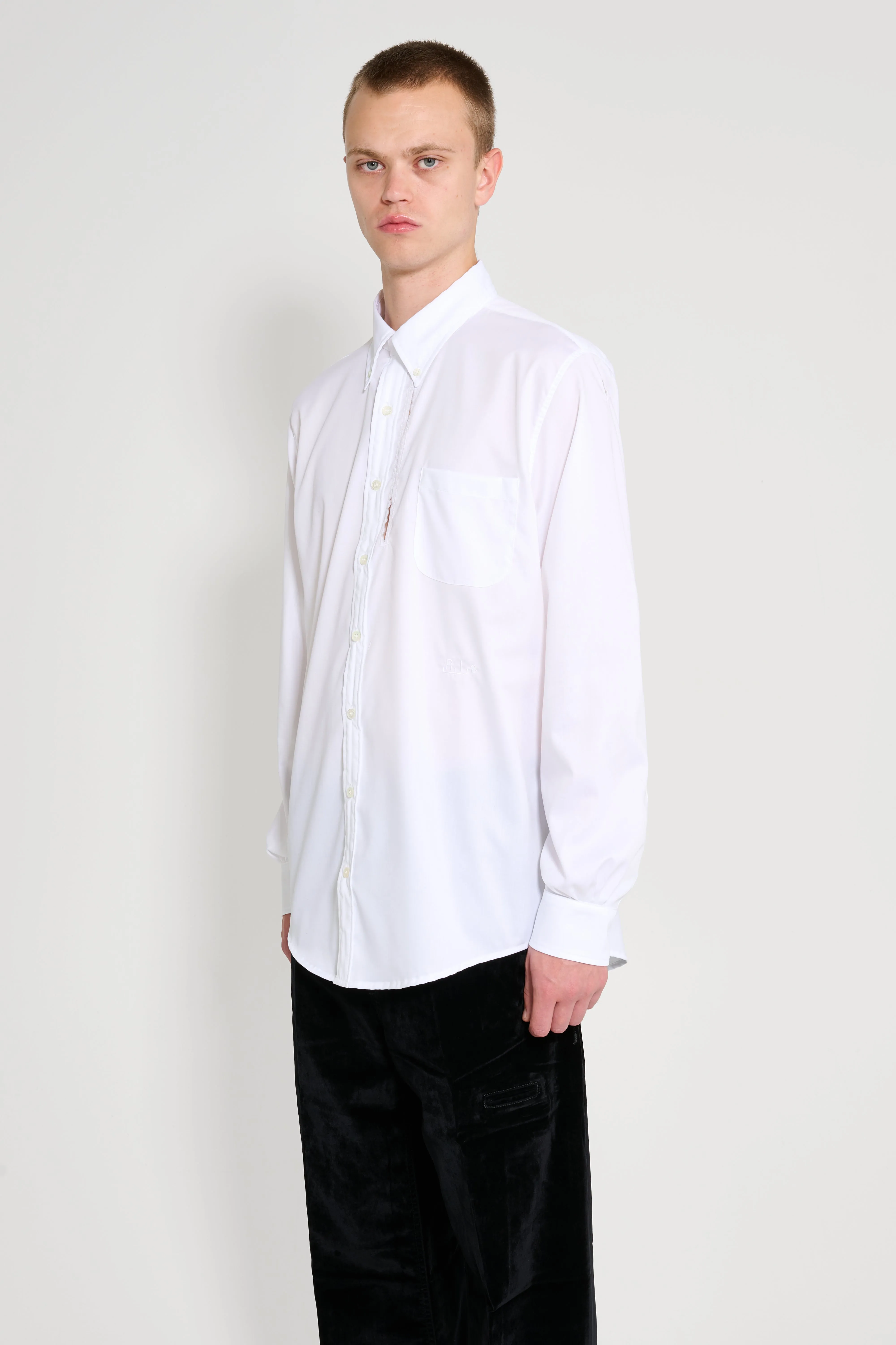 Random Identities Cut-Out Shirt White sold by Tres Bien product image thumbnail 2