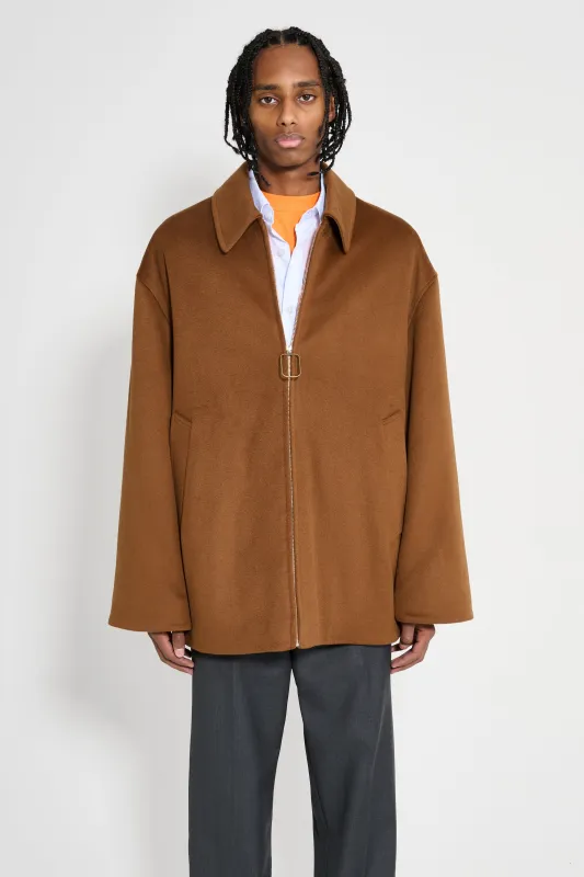 JW Anderson Wire Puller Short Coat Tobacco made by J.W. Anderson