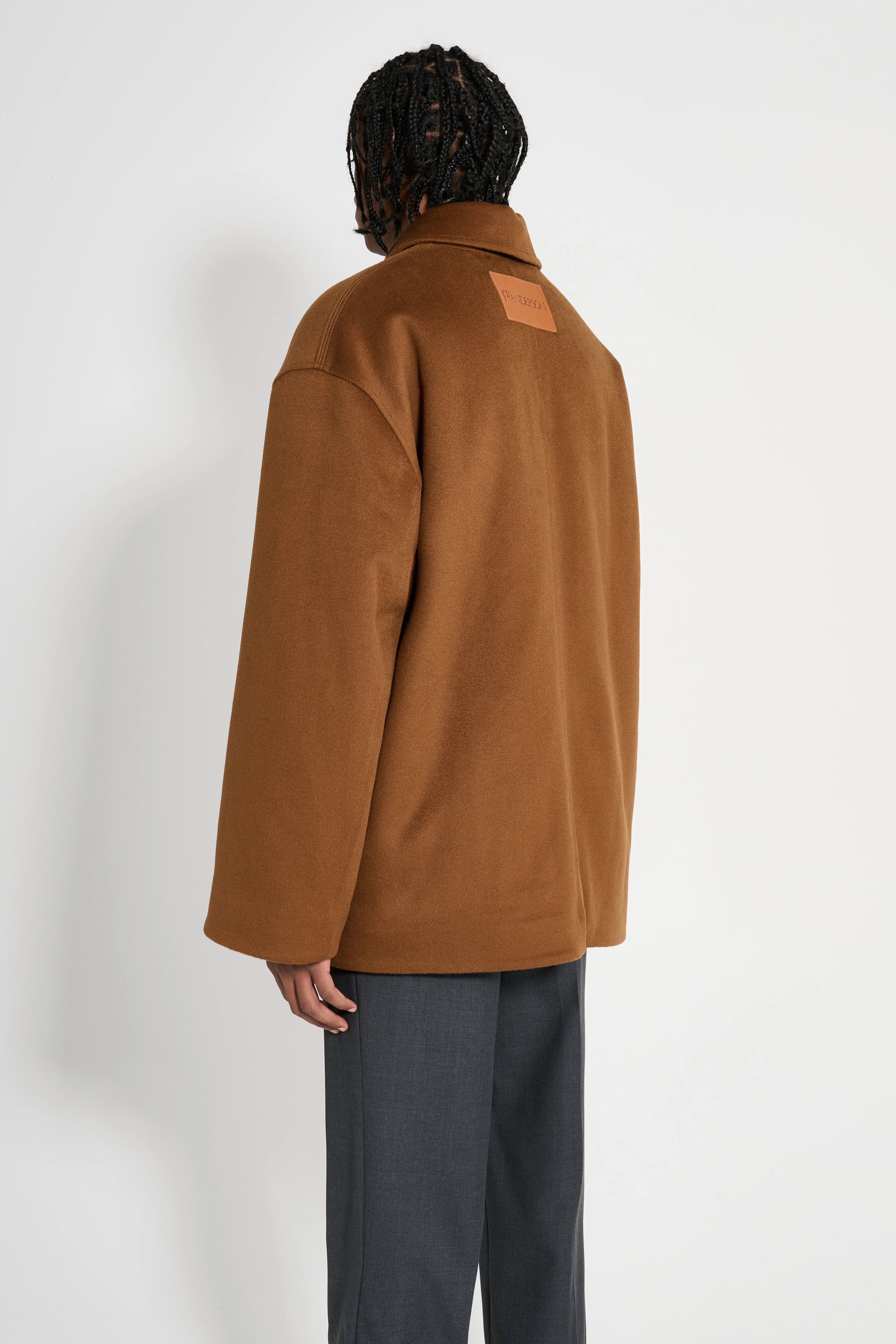 JW Anderson Wire Puller Short Coat Tobacco sold by Tres Bien product image thumbnail 4