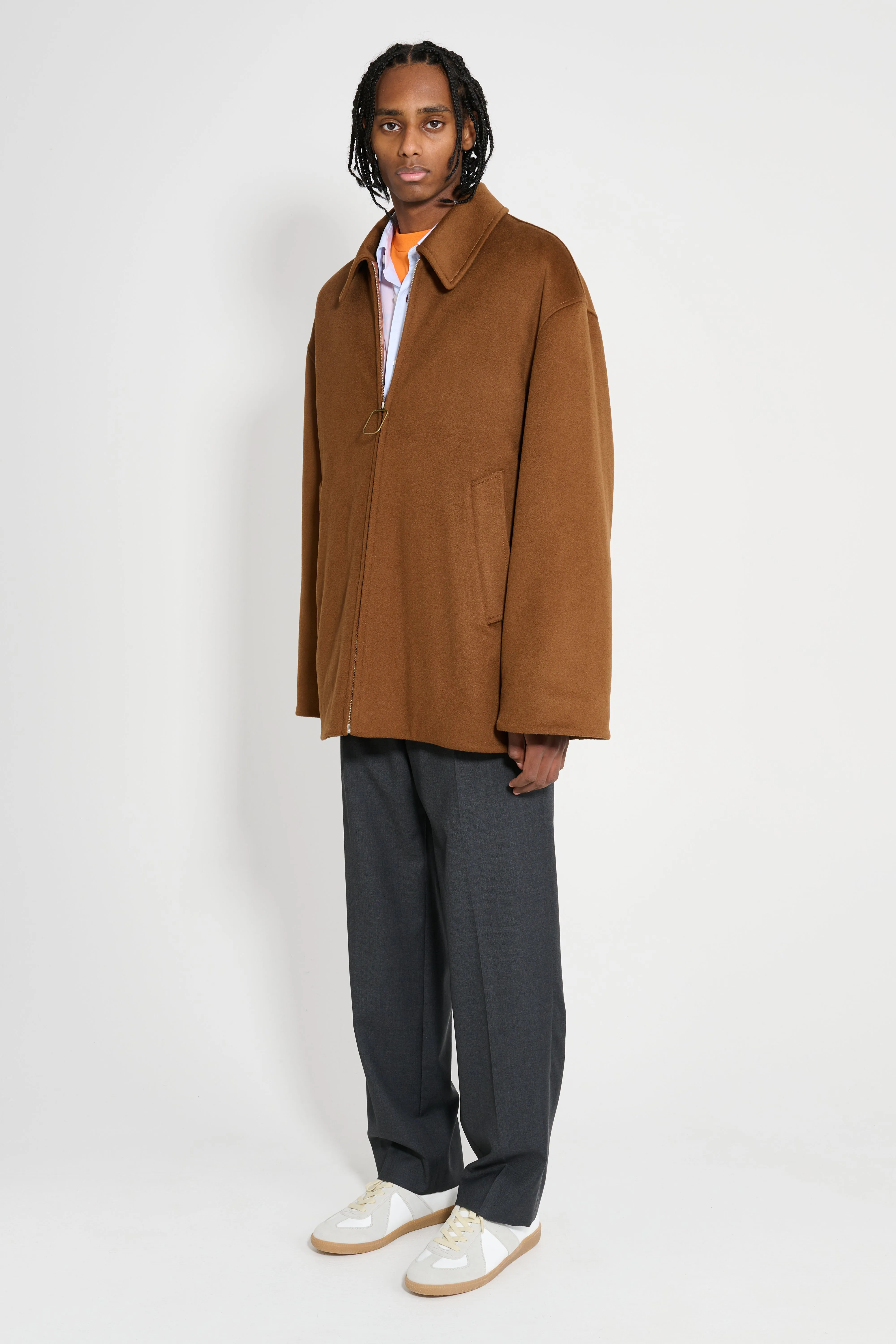 JW Anderson Wire Puller Short Coat Tobacco sold by Tres Bien product image thumbnail 2