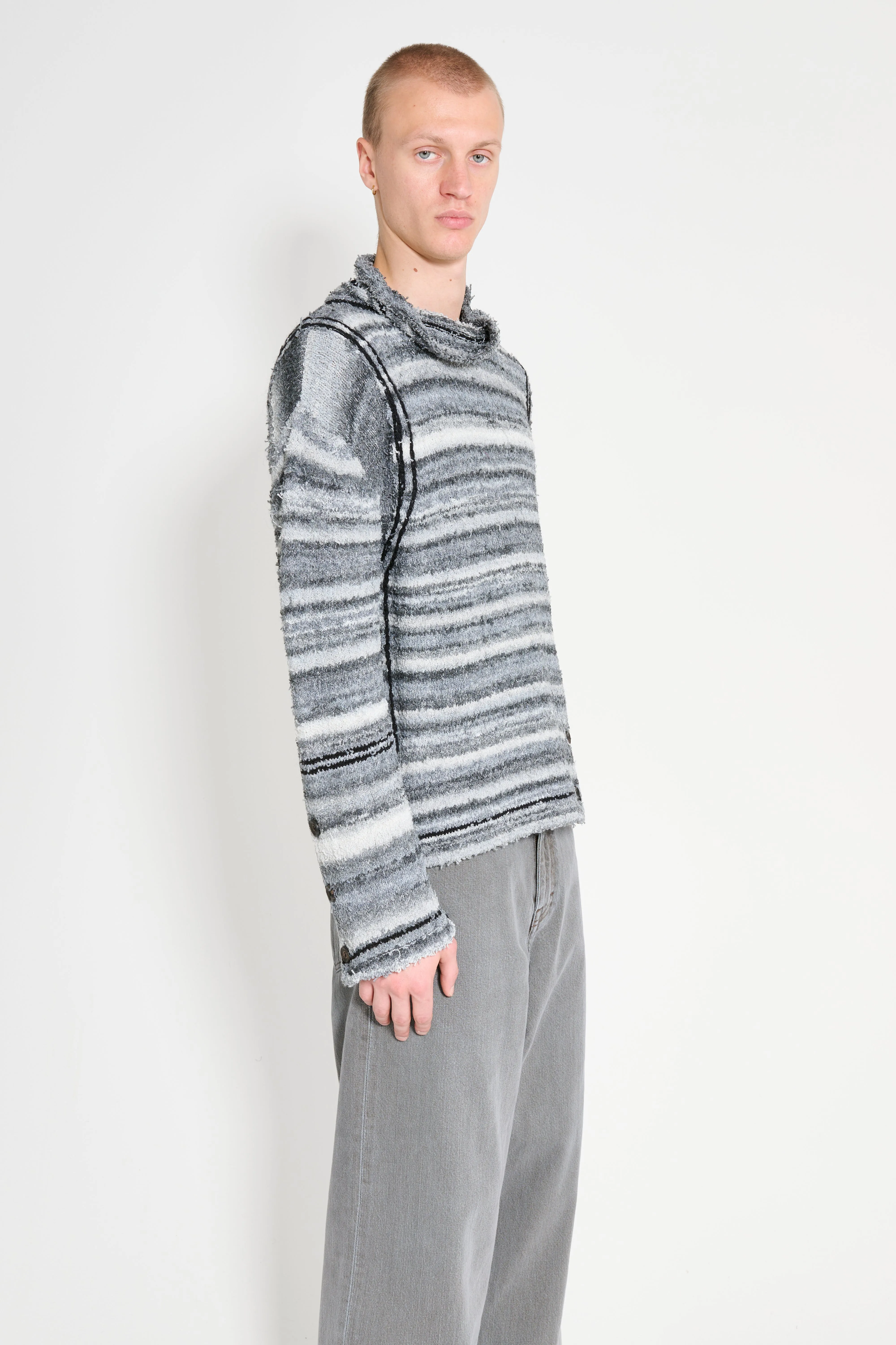 Kiko Kostadinov Scarpitta Knit Grey Mix / Black sold by Tres Bien product image thumbnail 3