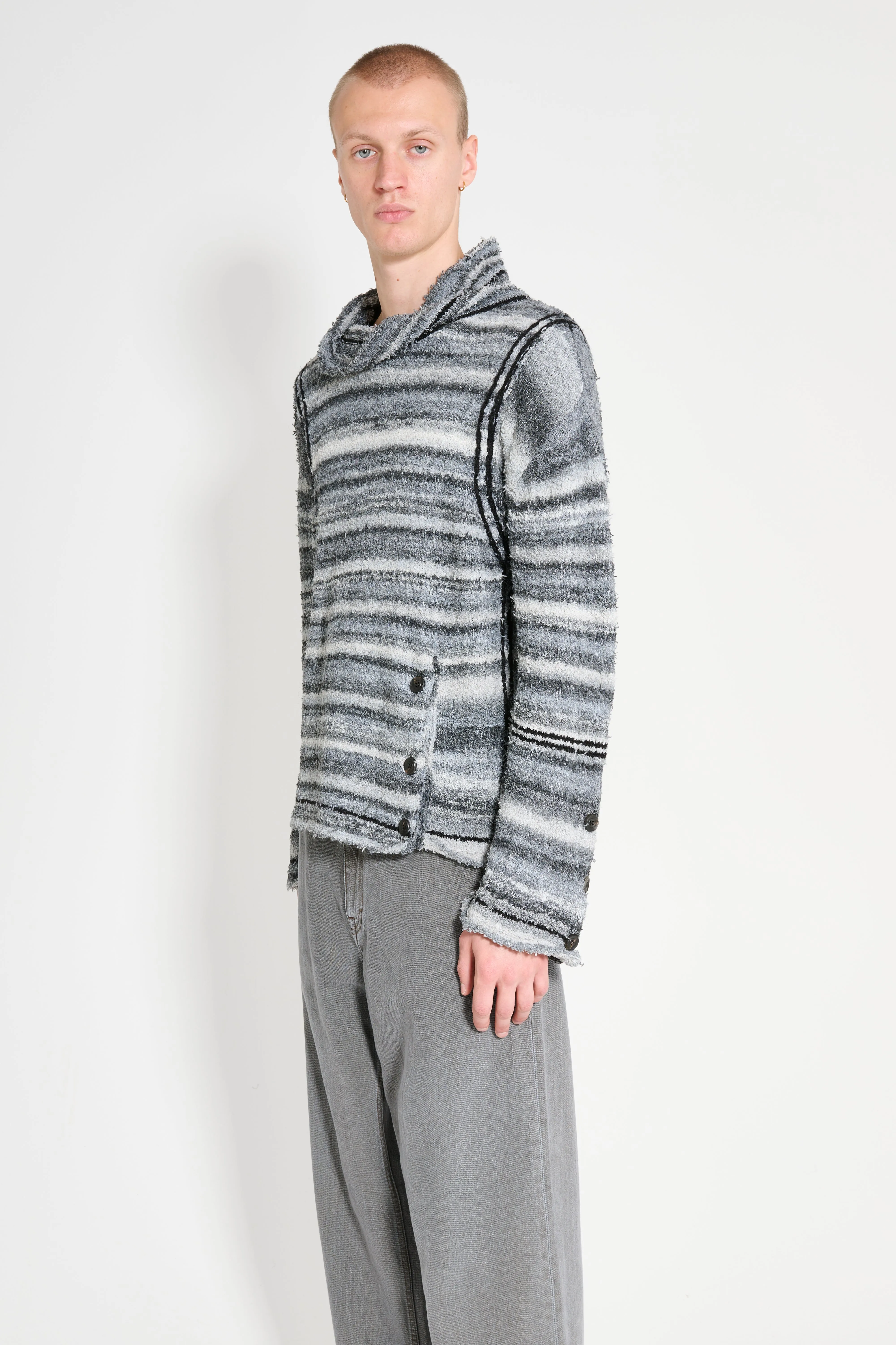 Kiko Kostadinov Scarpitta Knit Grey Mix / Black sold by Tres Bien product image thumbnail 2